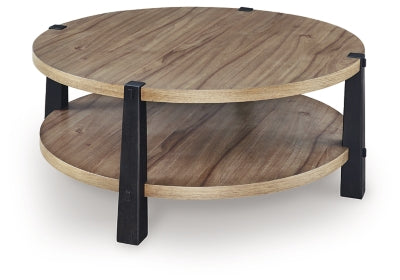 Ridgester Coffee Table - Ideal Furniture (Fresno,CA)