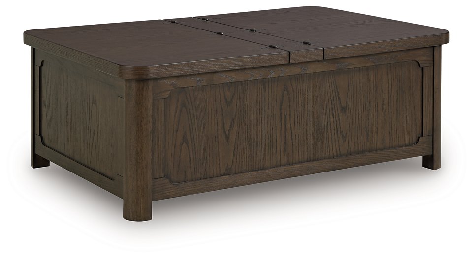 Breckington Coffee Table With Storage - Ideal Furniture (Fresno,CA)