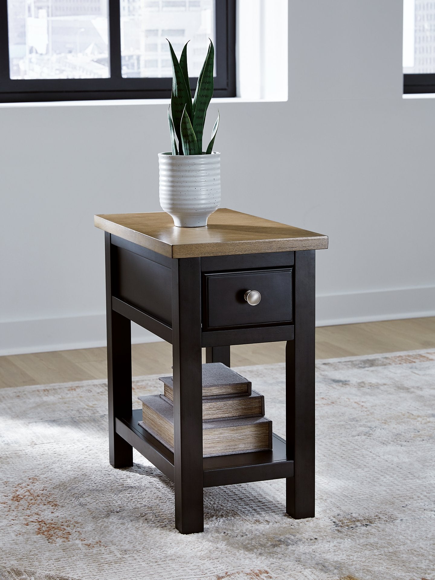 Drazmine Chairside End Table - Ideal Furniture (Fresno,CA)