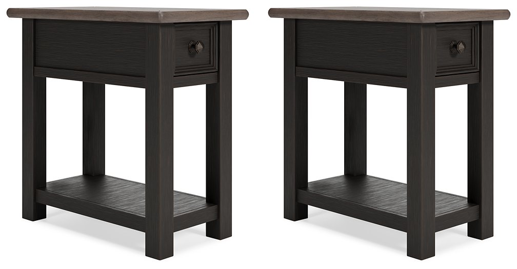Tyler Creek End Table Set - Ideal Furniture (Fresno,CA)