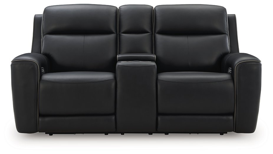 5Z-Relaxation Power Reclining Loveseat with Console - Ideal Furniture (Fresno,CA)