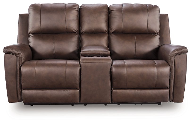 Bleckley Power Reclining Loveseat with Console - Ideal Furniture (Fresno,CA)