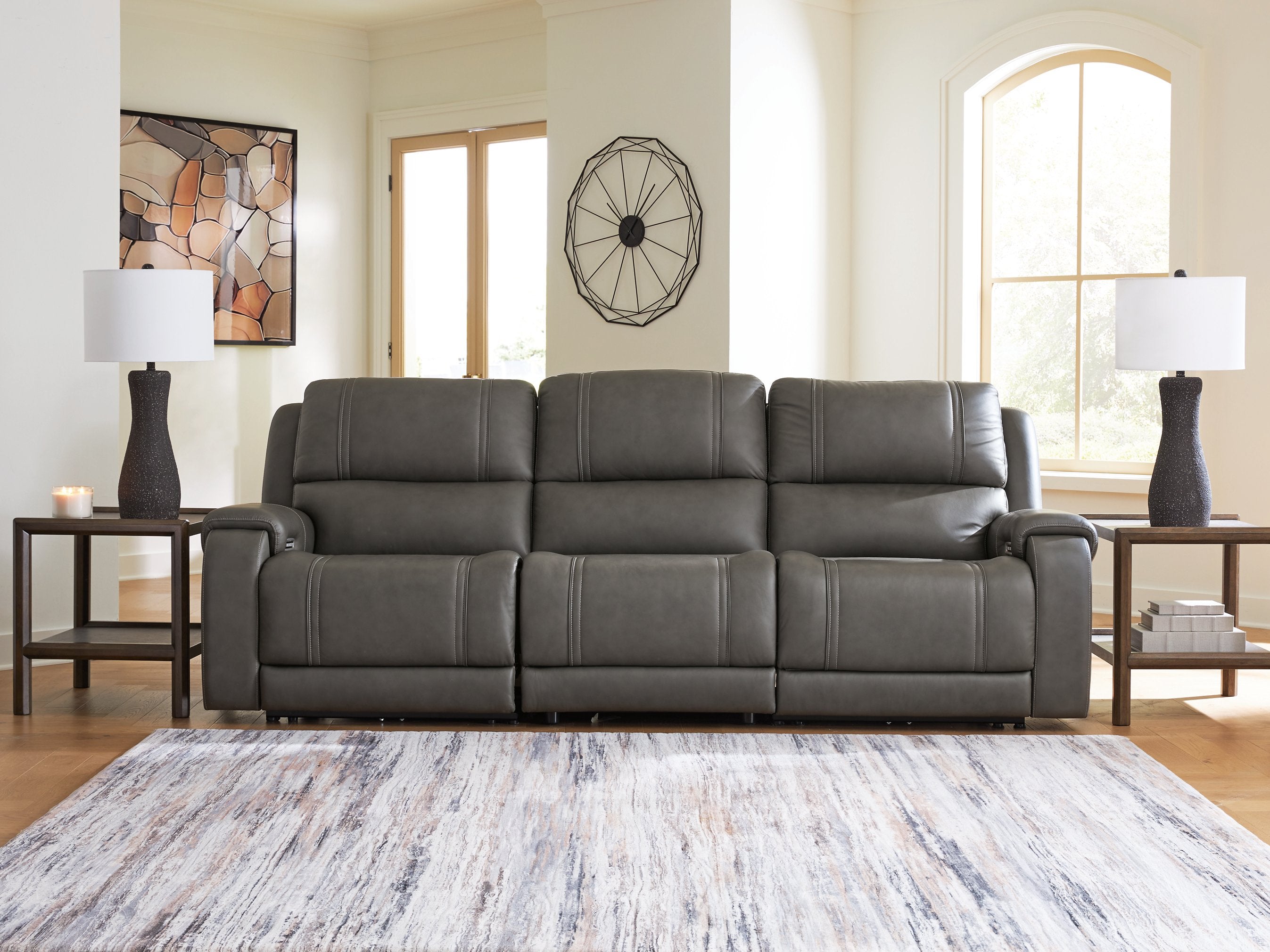 5Z - Pittson Power Sectional Reclining Sofa - Ideal Furniture (Fresno,CA)