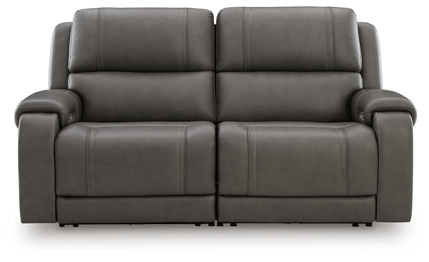 5Z - Pittson Power Reclining Sectional Loveseat - Ideal Furniture (Fresno,CA)