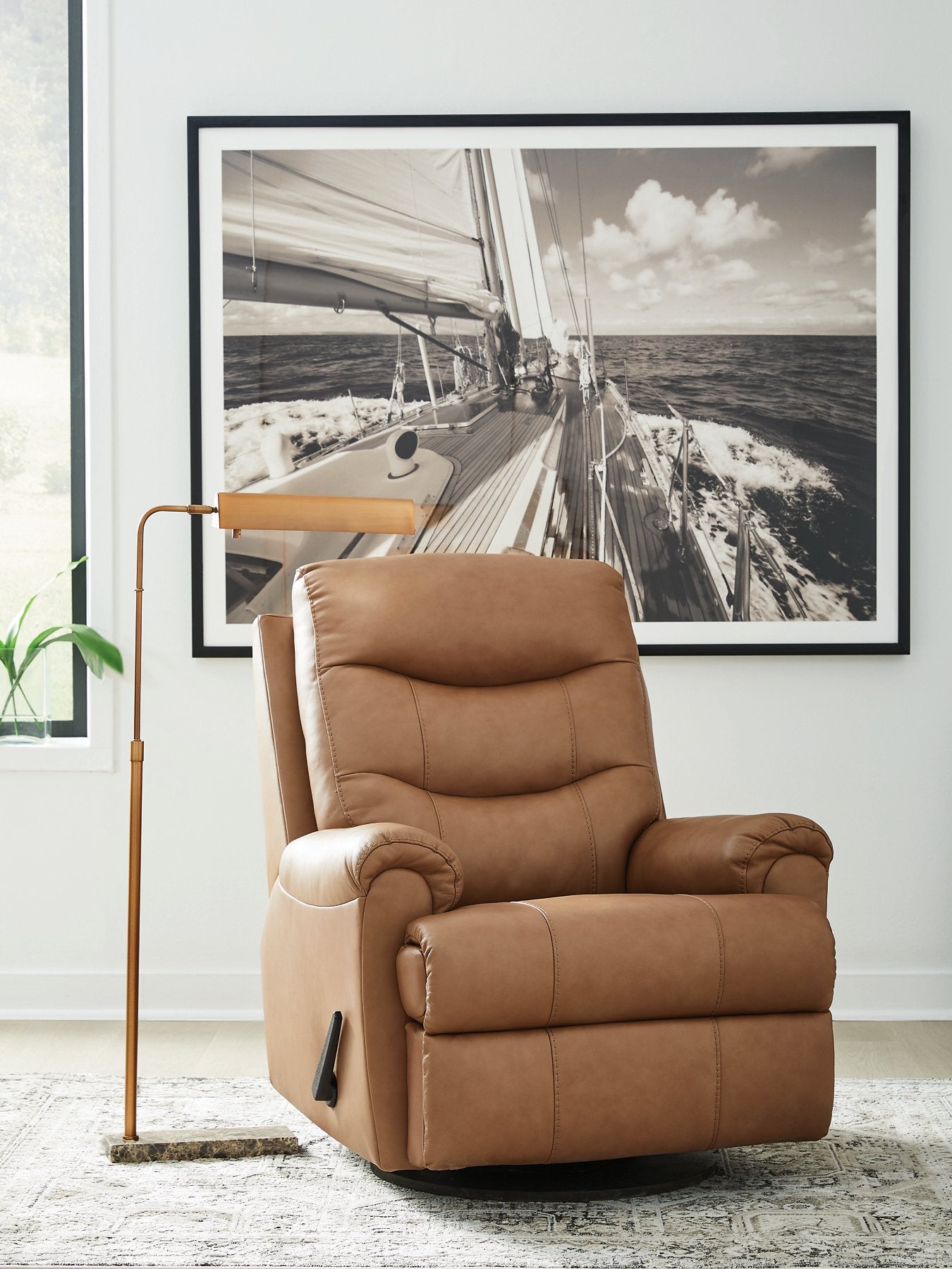 Flynwood Swivel Glider Recliner - Ideal Furniture (Fresno,CA)