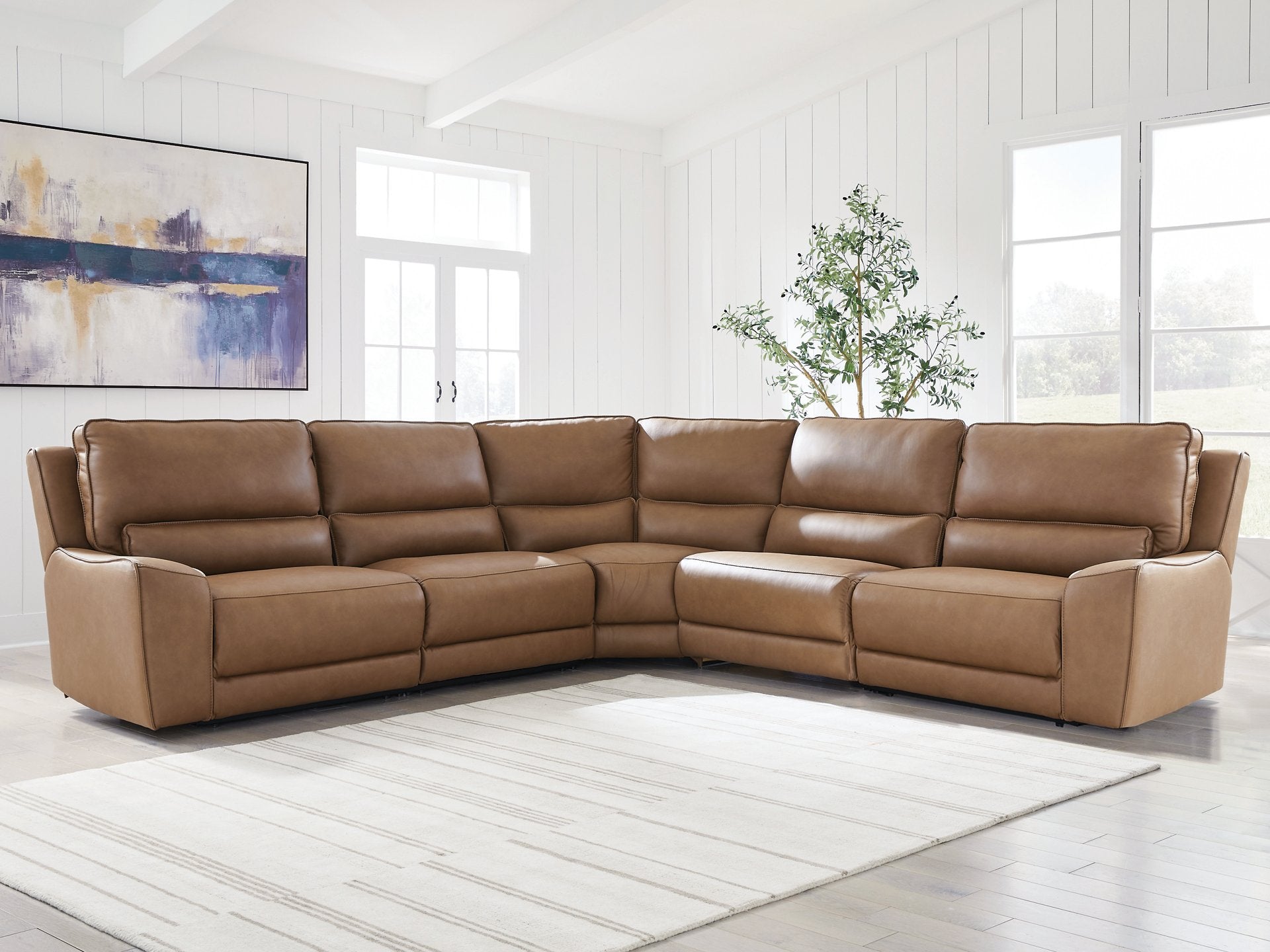 DeepWakes Power Reclining Sectional - Ideal Furniture (Fresno,CA)