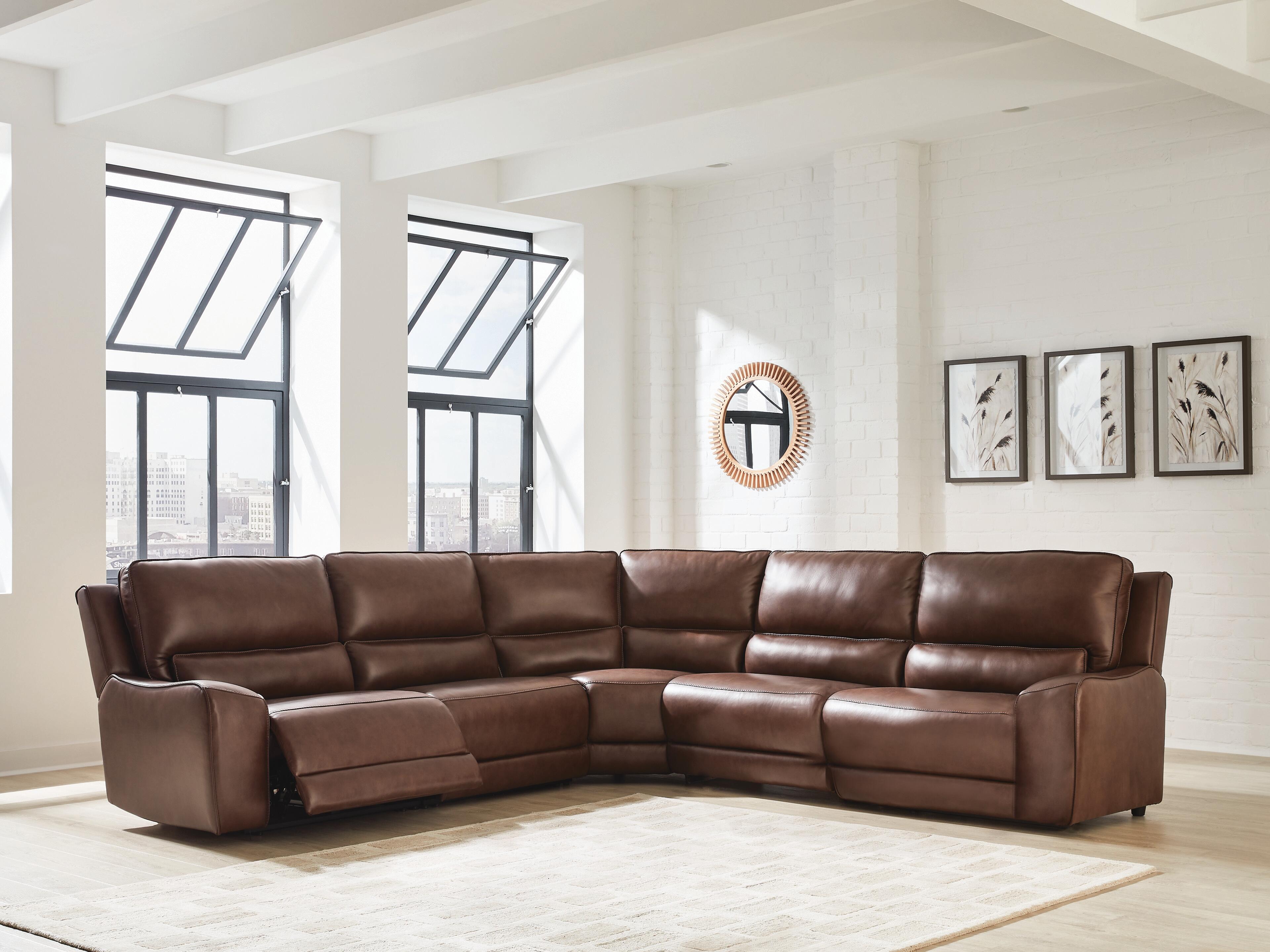 DeepWakes Power Reclining Sectional - Ideal Furniture (Fresno,CA)