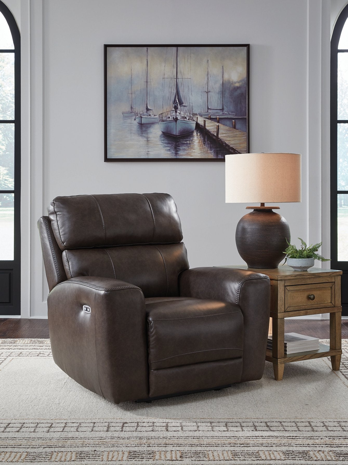Crossplex Power Recliner - Ideal Furniture (Fresno,CA)