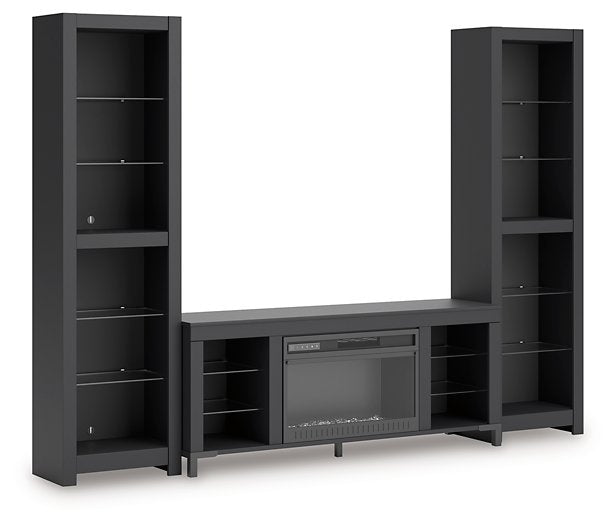 Cayberry Entertainment Center with Electric Fireplace - Ideal Furniture (Fresno,CA)
