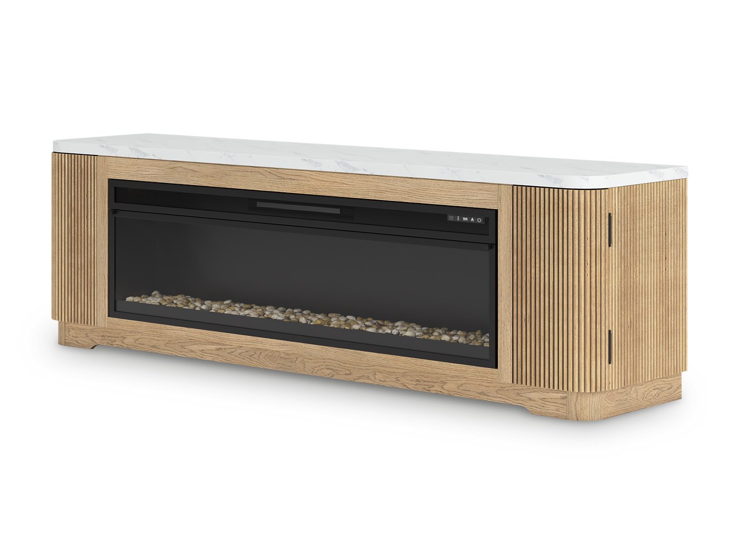 Camdill 80" TV Stand with Electric Fireplace - Ideal Furniture (Fresno,CA)
