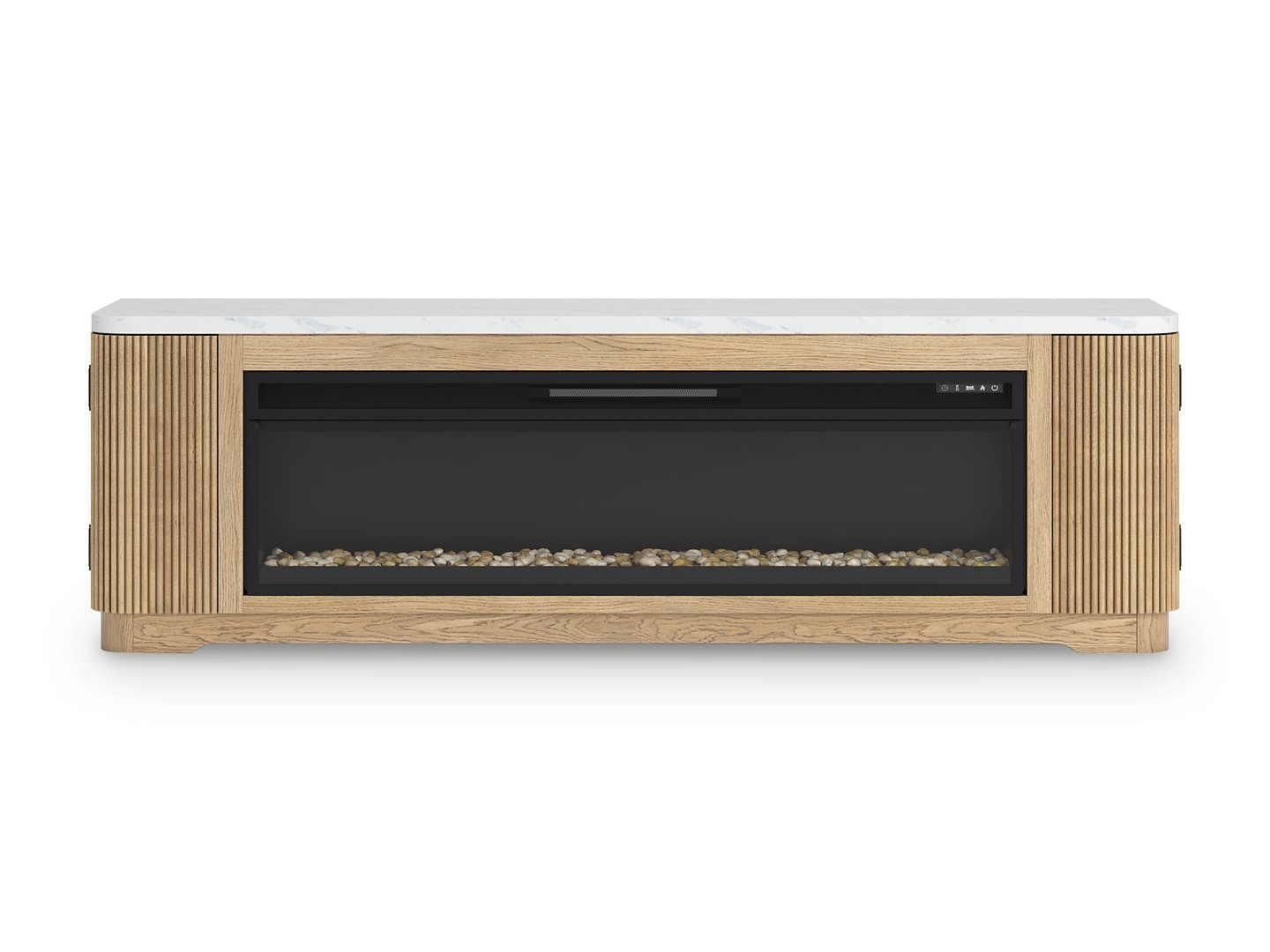 Camdill 80" TV Stand with Electric Fireplace - Ideal Furniture (Fresno,CA)