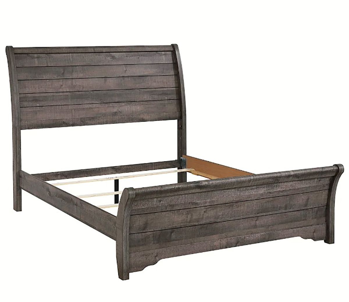 Crown Mark Furniture Coralee King Sleigh Bed in Gray B8100-K - Ideal Furniture (Fresno,CA)