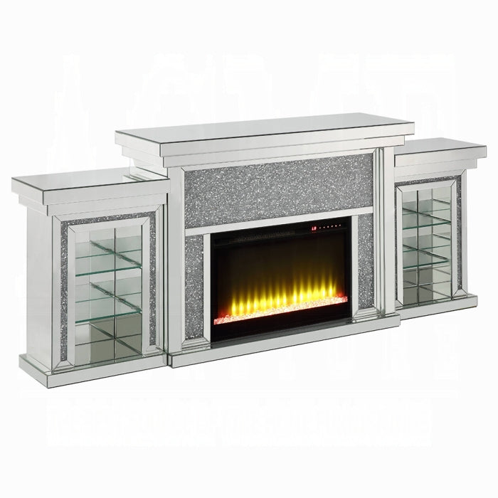 Noralie Fireplace With Led - Ideal Furniture (Fresno,CA)