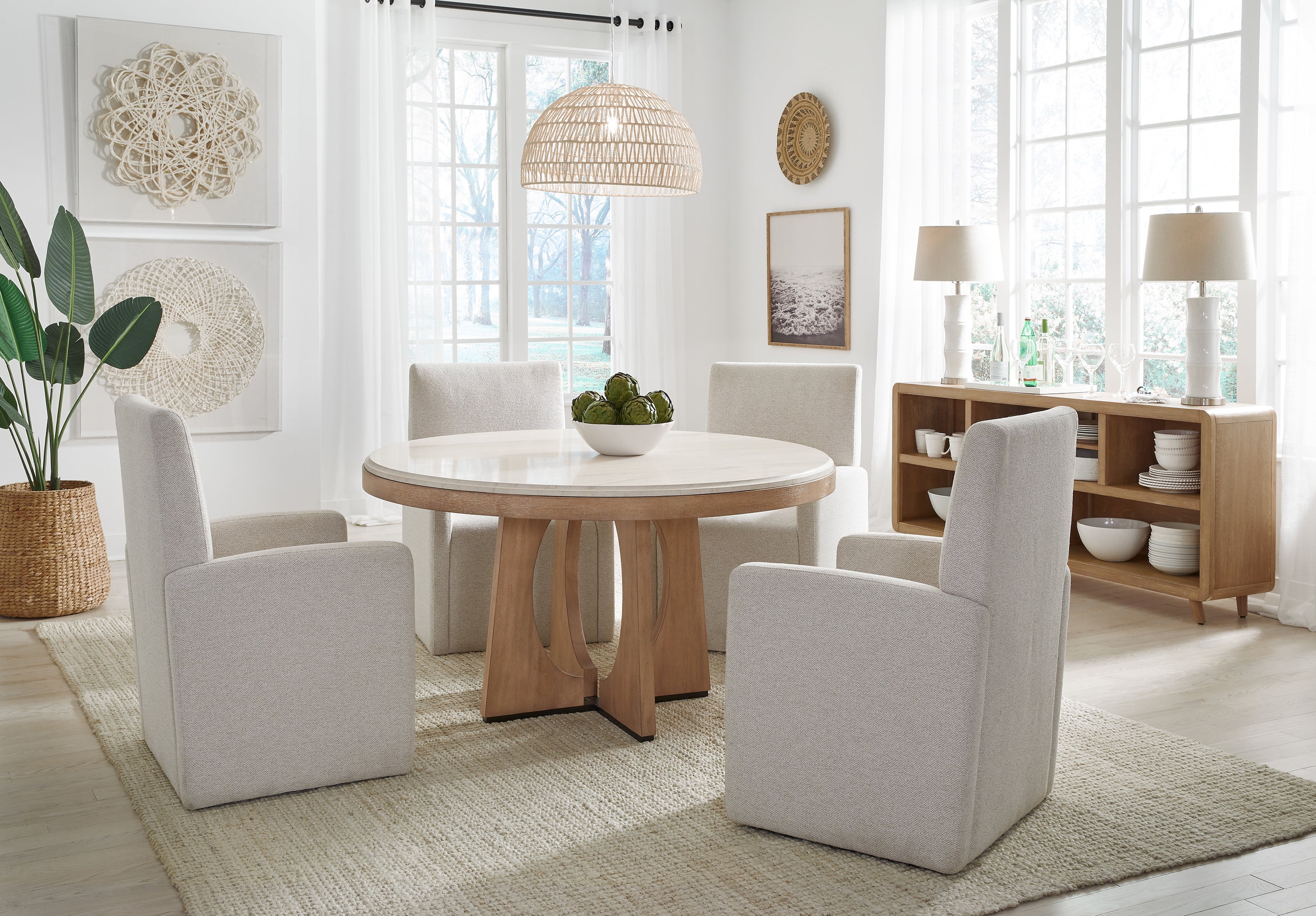 Parker House Escape - Dining Upholstered Caster Chair