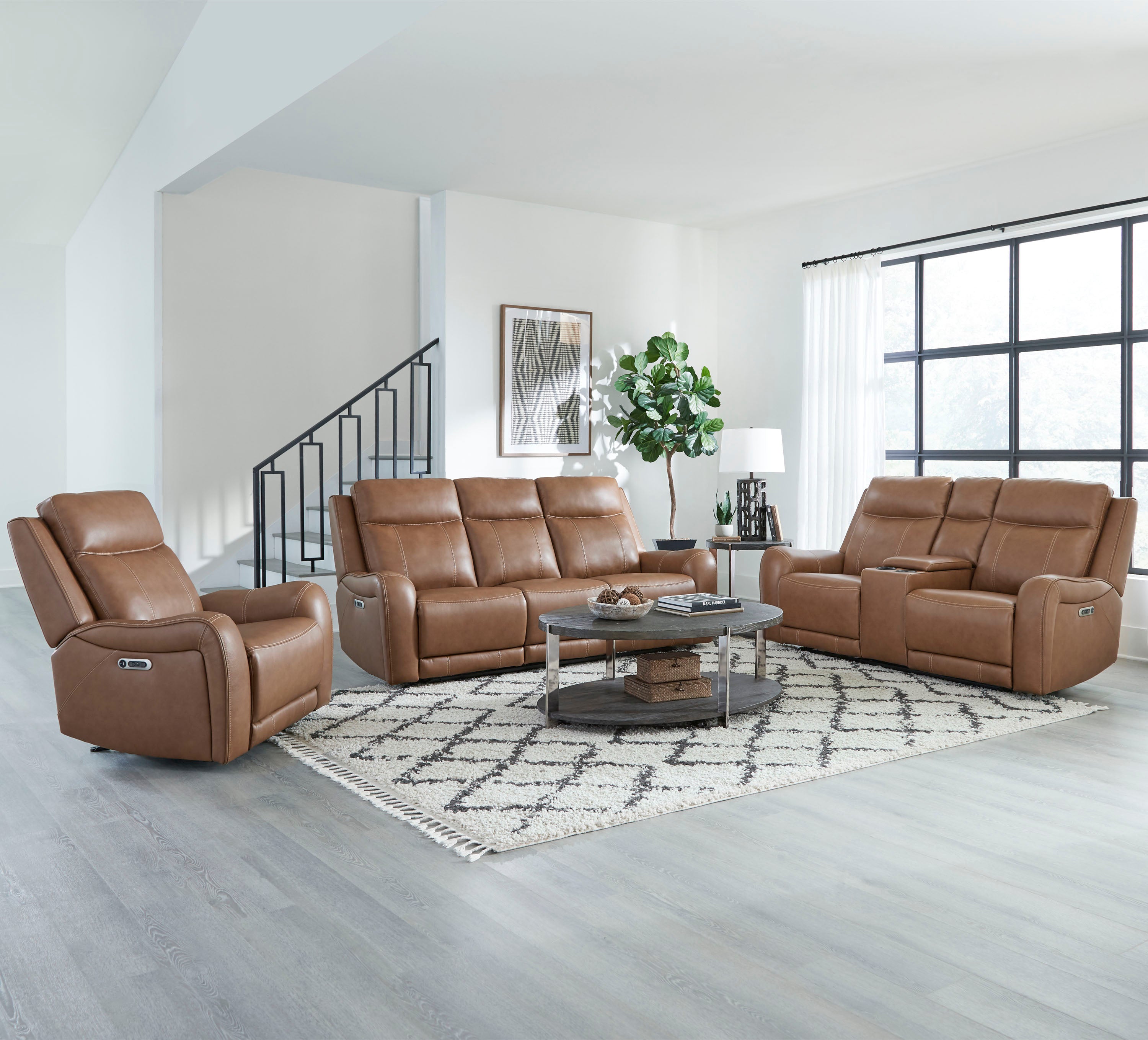 Parker Living Haywood - Butternut Power Glider Recliner Two Pack