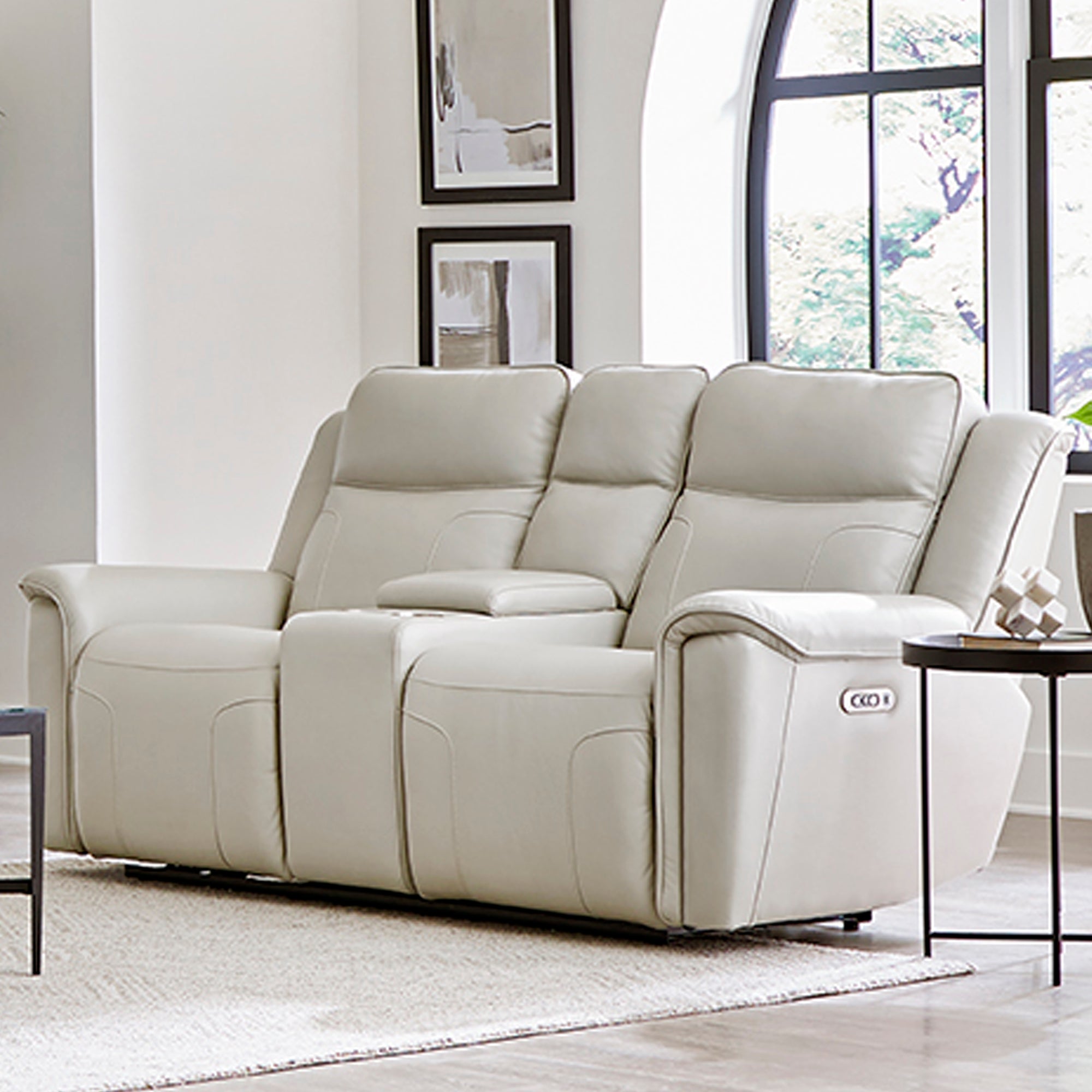 Parker Living Atlantis - Whisper Ivory Power Reclining Zero Gravity Sofa and Loveseat