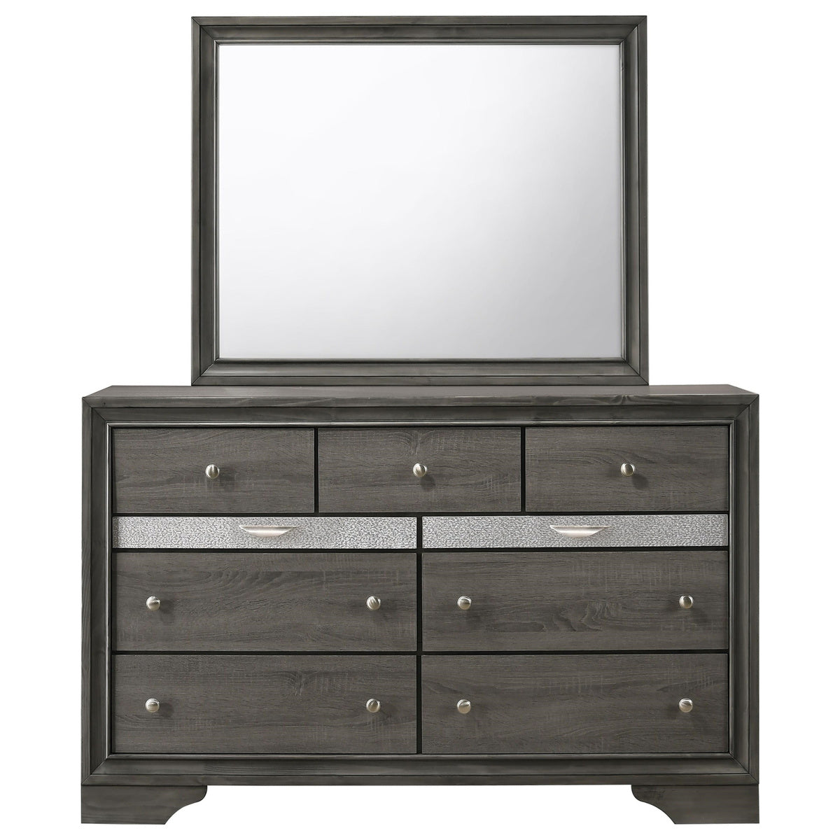Crown Mark Regata Mirror in Grey