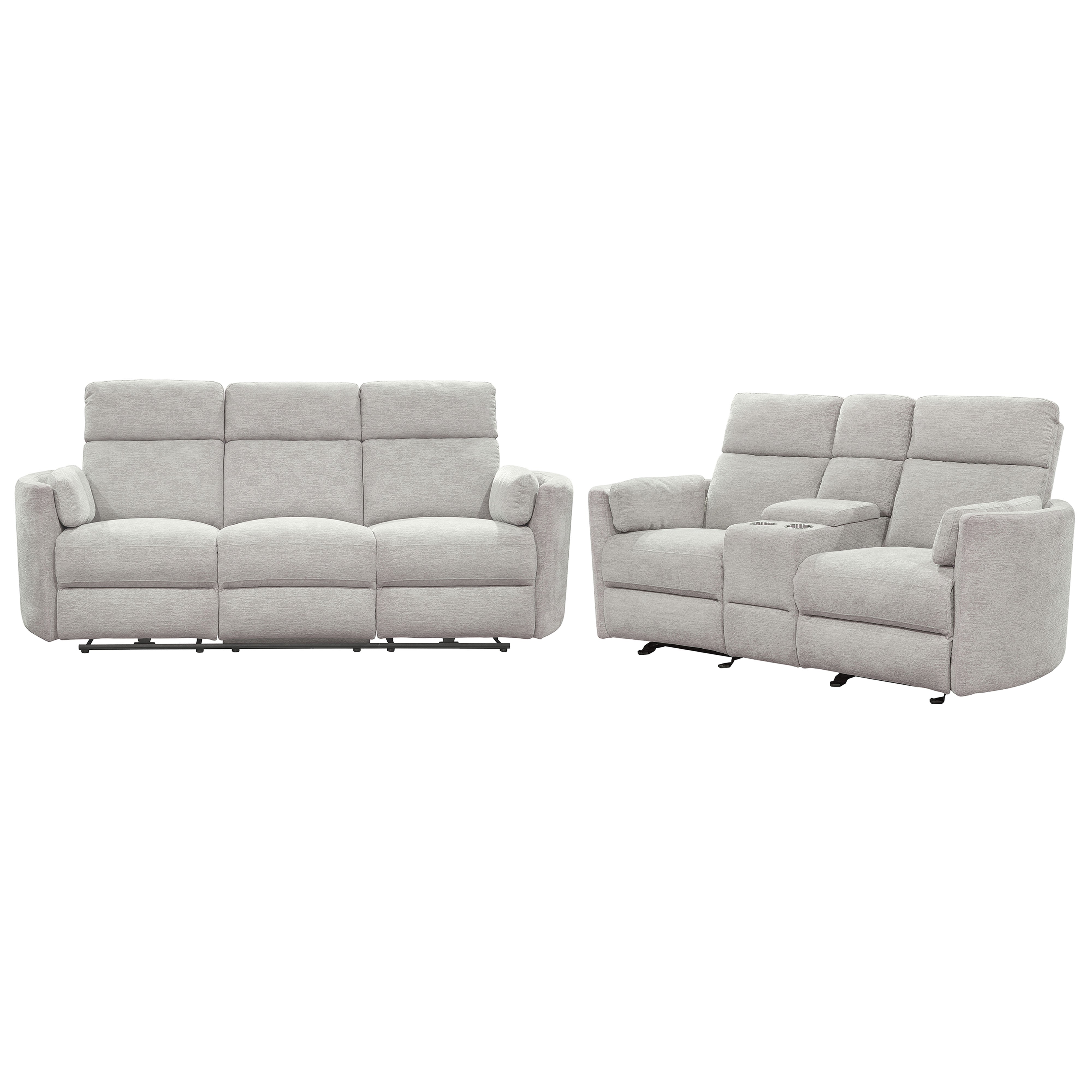 Parker Living Radius - Mineral Power Reclining Sofa and Loveseat