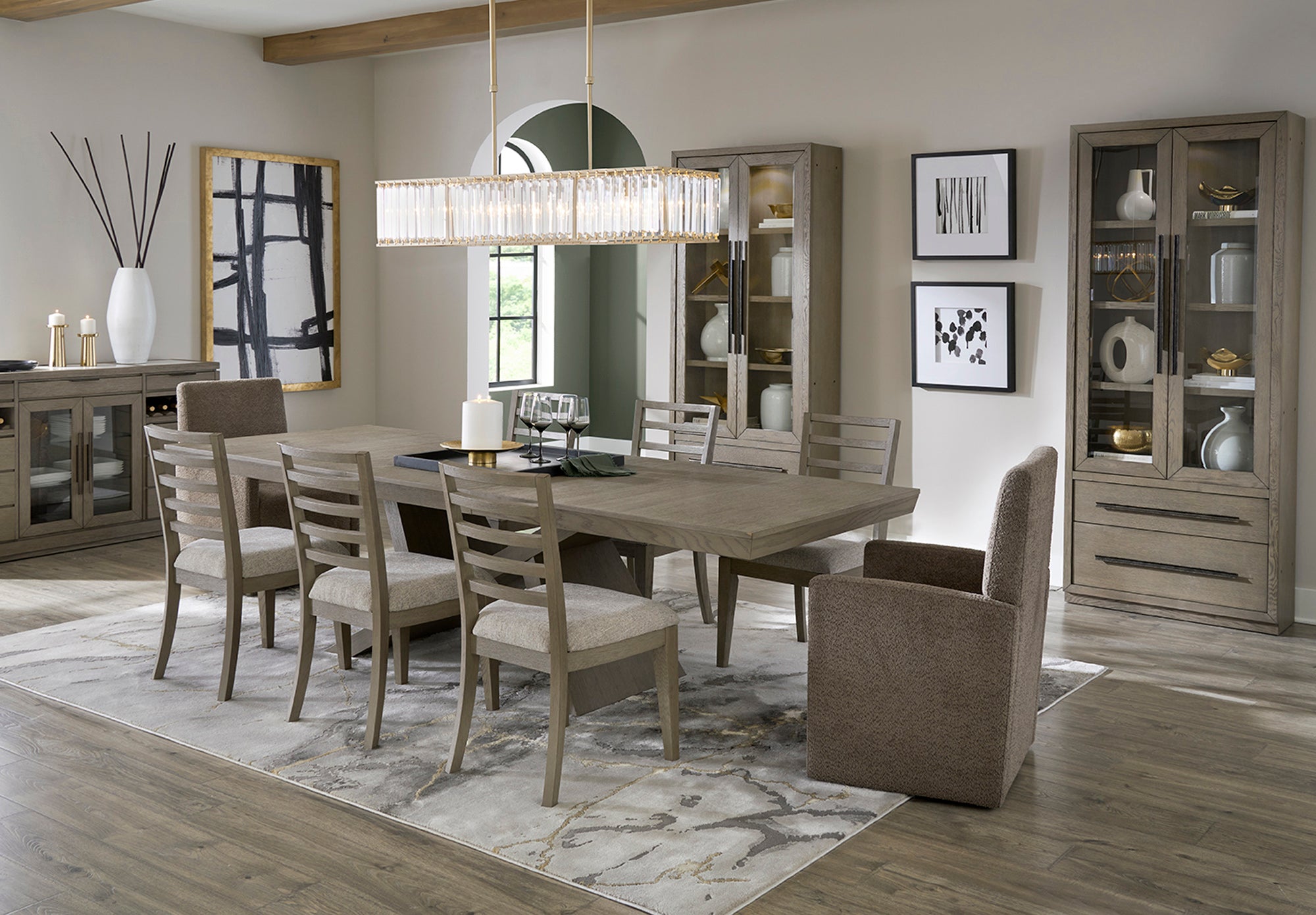 Parker House Pure Modern Dining Upholstered Caster Chair