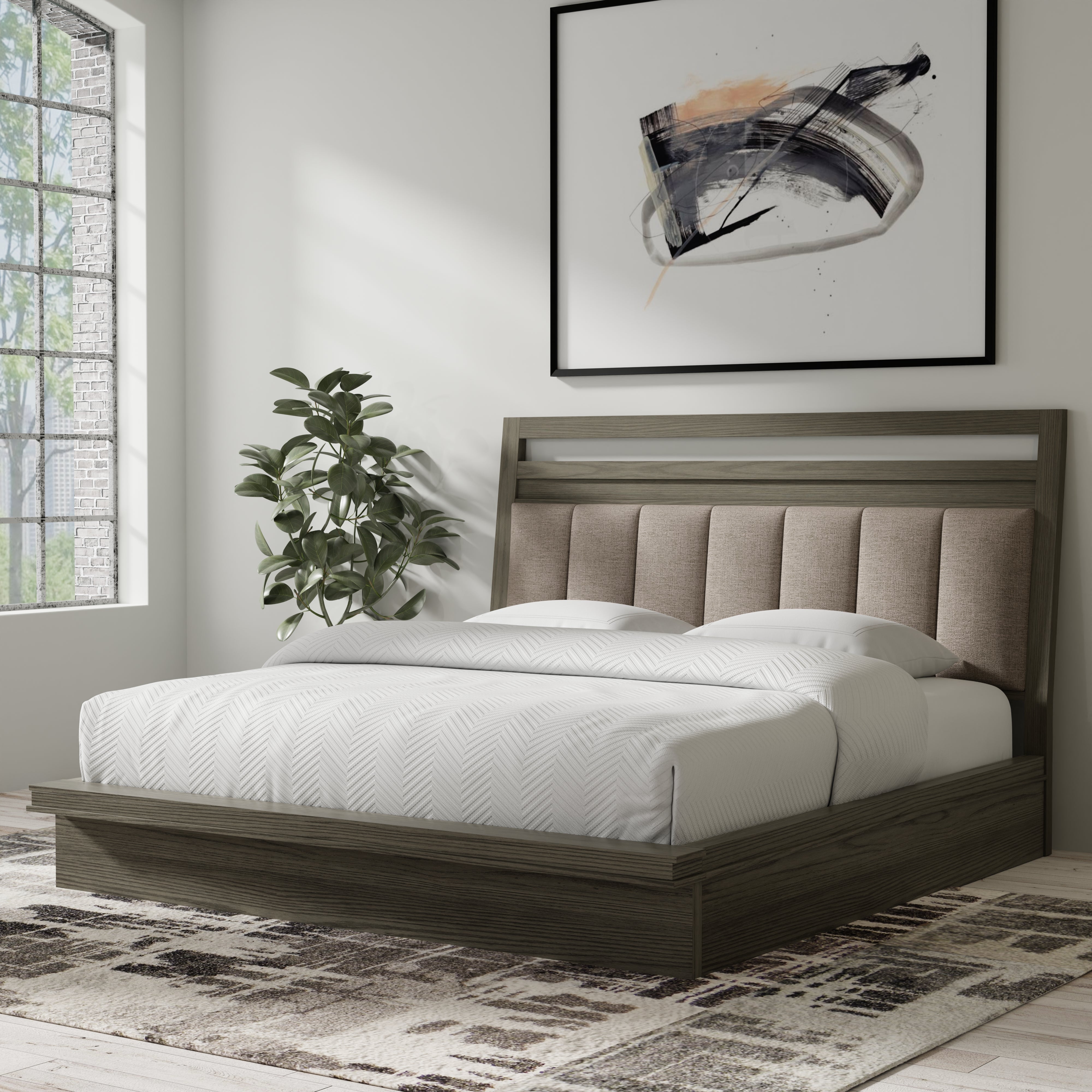 Parker House Pure Modern Bedroom King Platform Bed