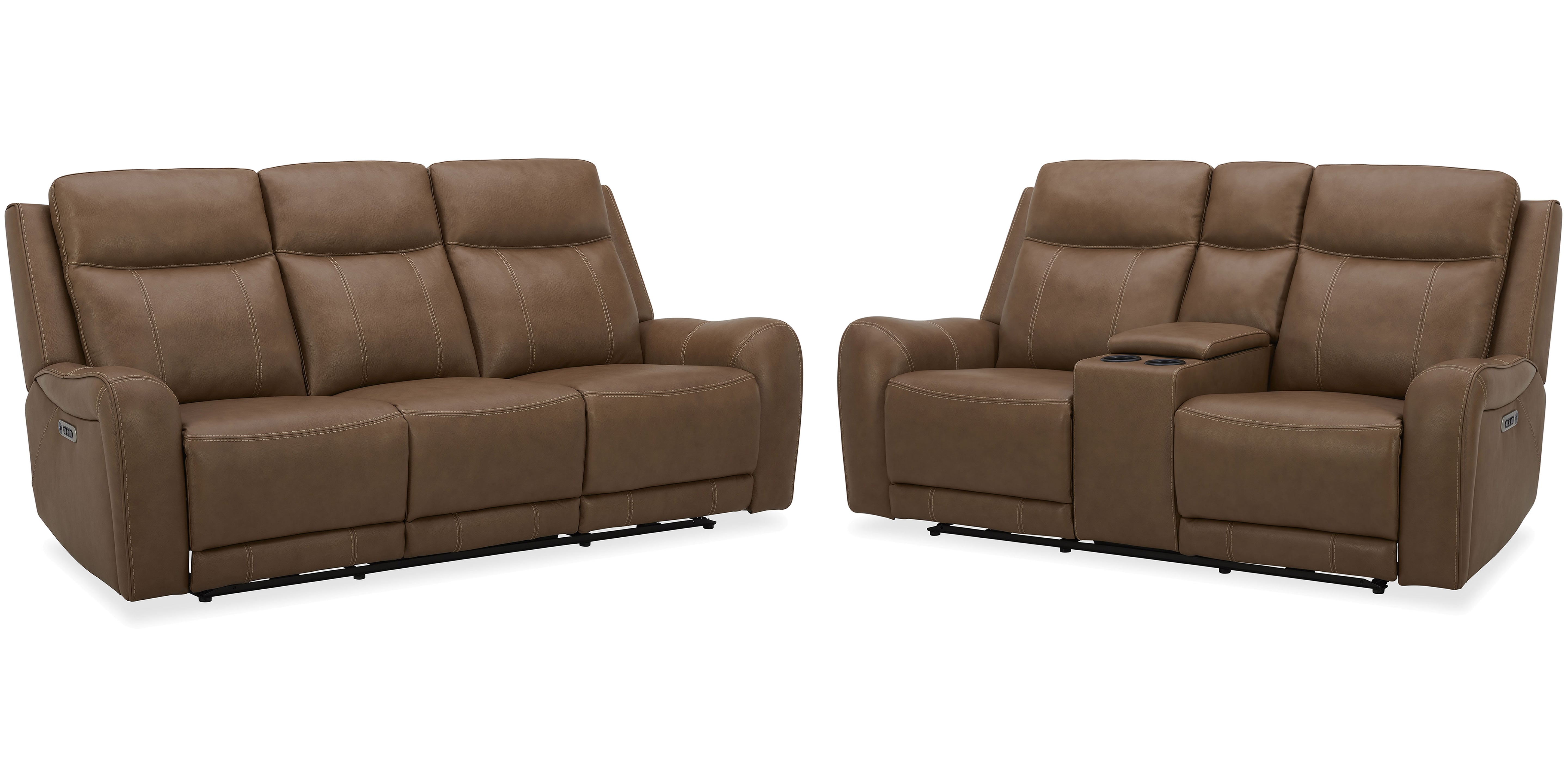 Parker Living Haywood - Butternut Power Reclining Sofa and Loveseat
