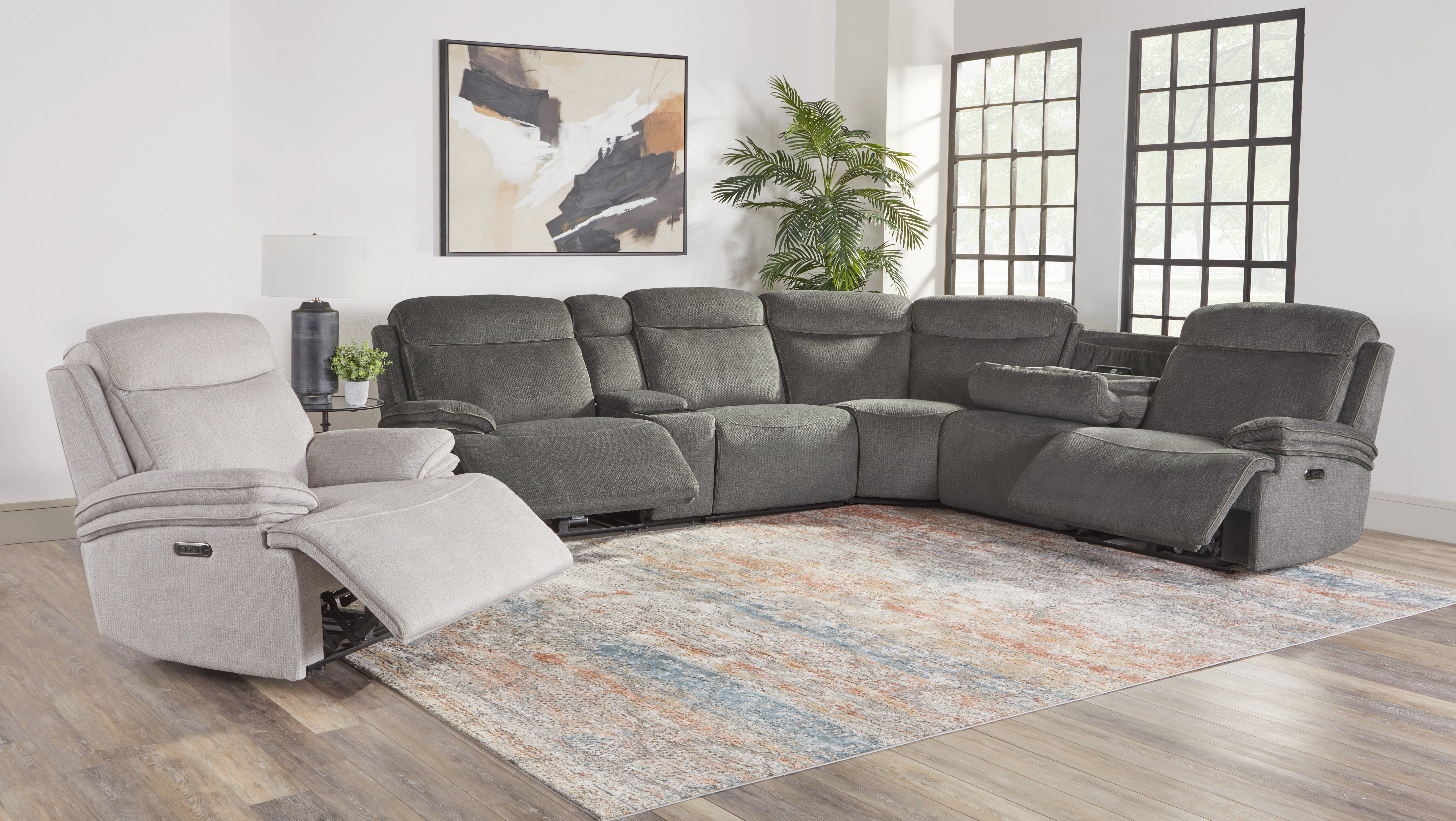 Parker Living Alpine - Airy Midnight 6pc Package (811LPHZ, 811RPHZ, 810PHZ, 840T, 850, 860T)