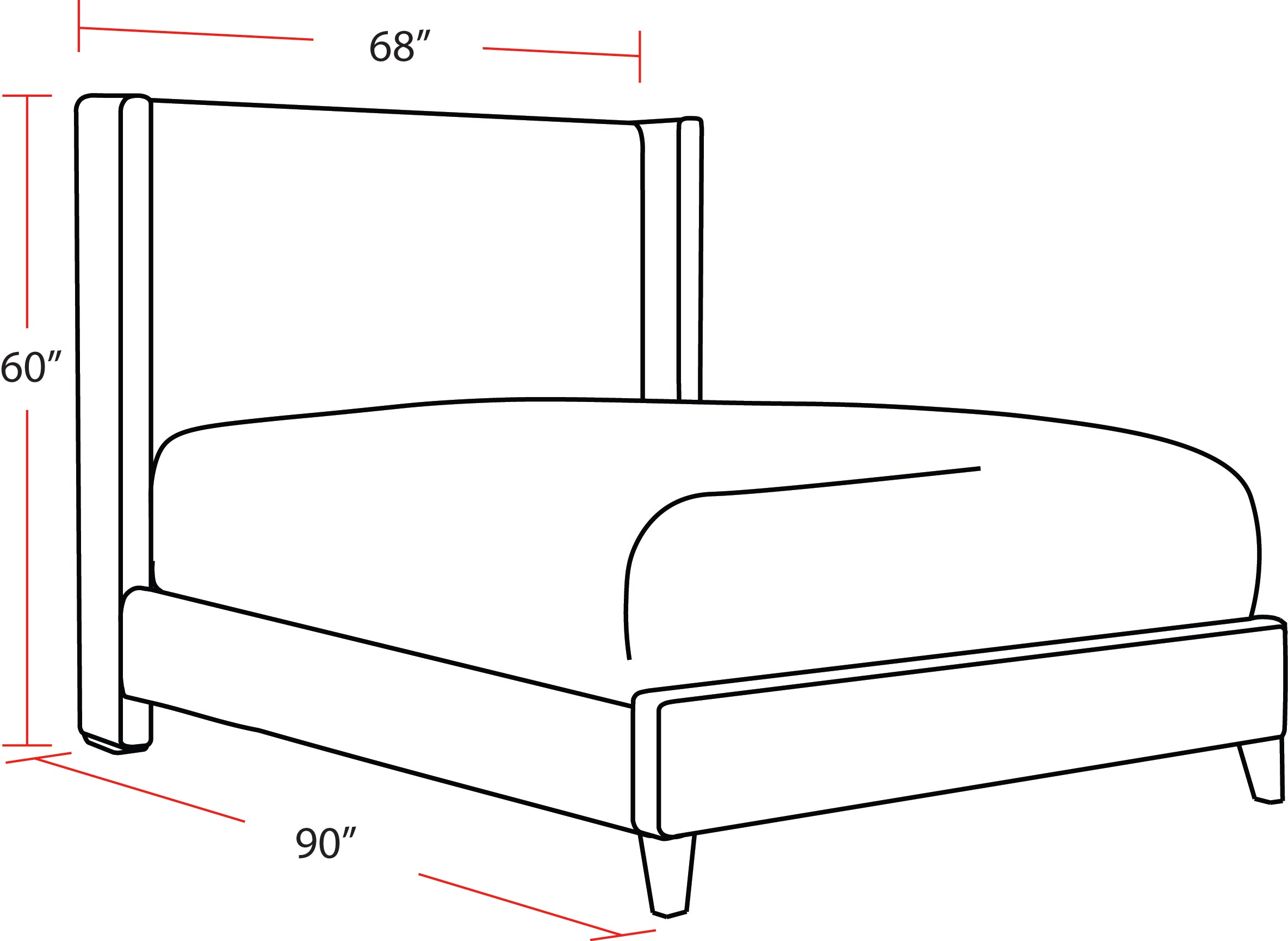Parker Living Sleep Angel - Himalaya Charcoal Queen Bed