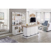 Parker House Americana Modern Dining 66 In. Buffet and Hutch with Quartz Insert