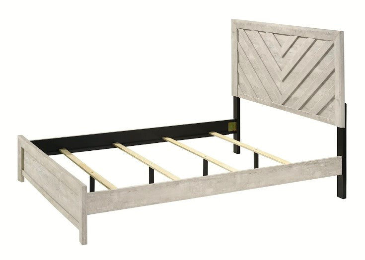 Crown Mark Furniture Valor Full Panel Bed in Gray B9330-F