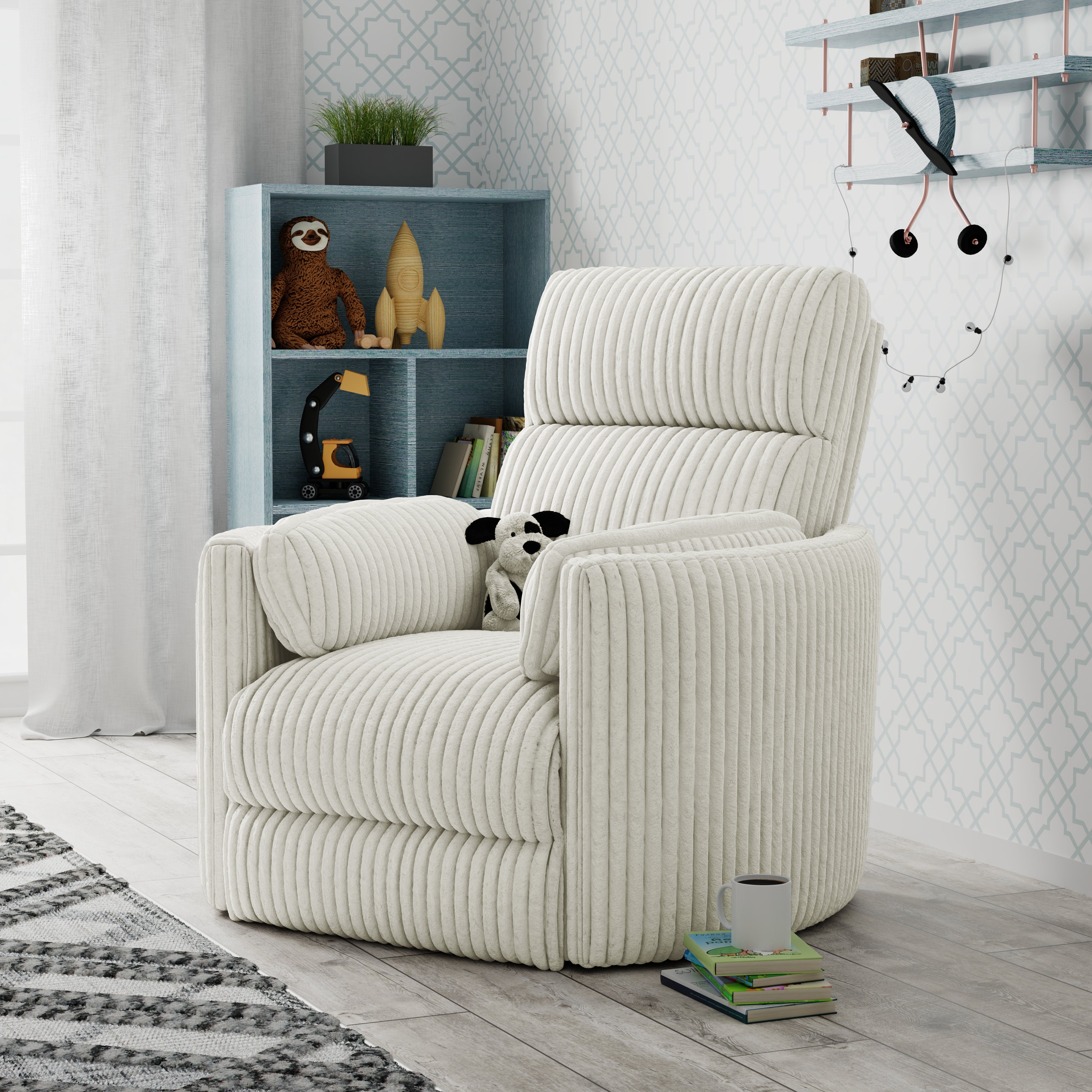Parker Living Radius - Mega Ivory Power Reclining Sofa and Recliner