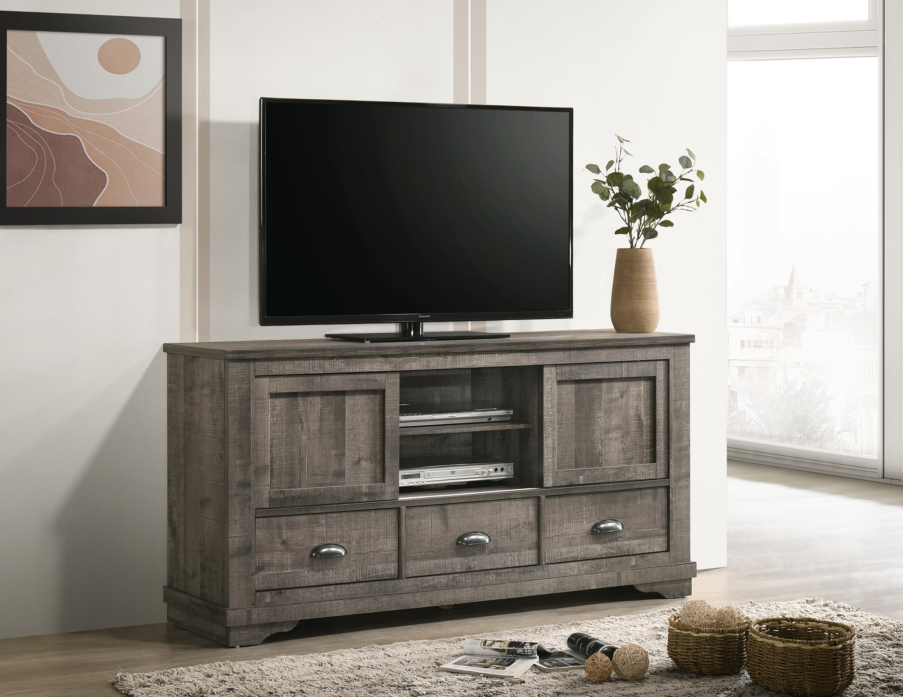 Coralee TV Stand - Ideal Furniture (Fresno,CA)