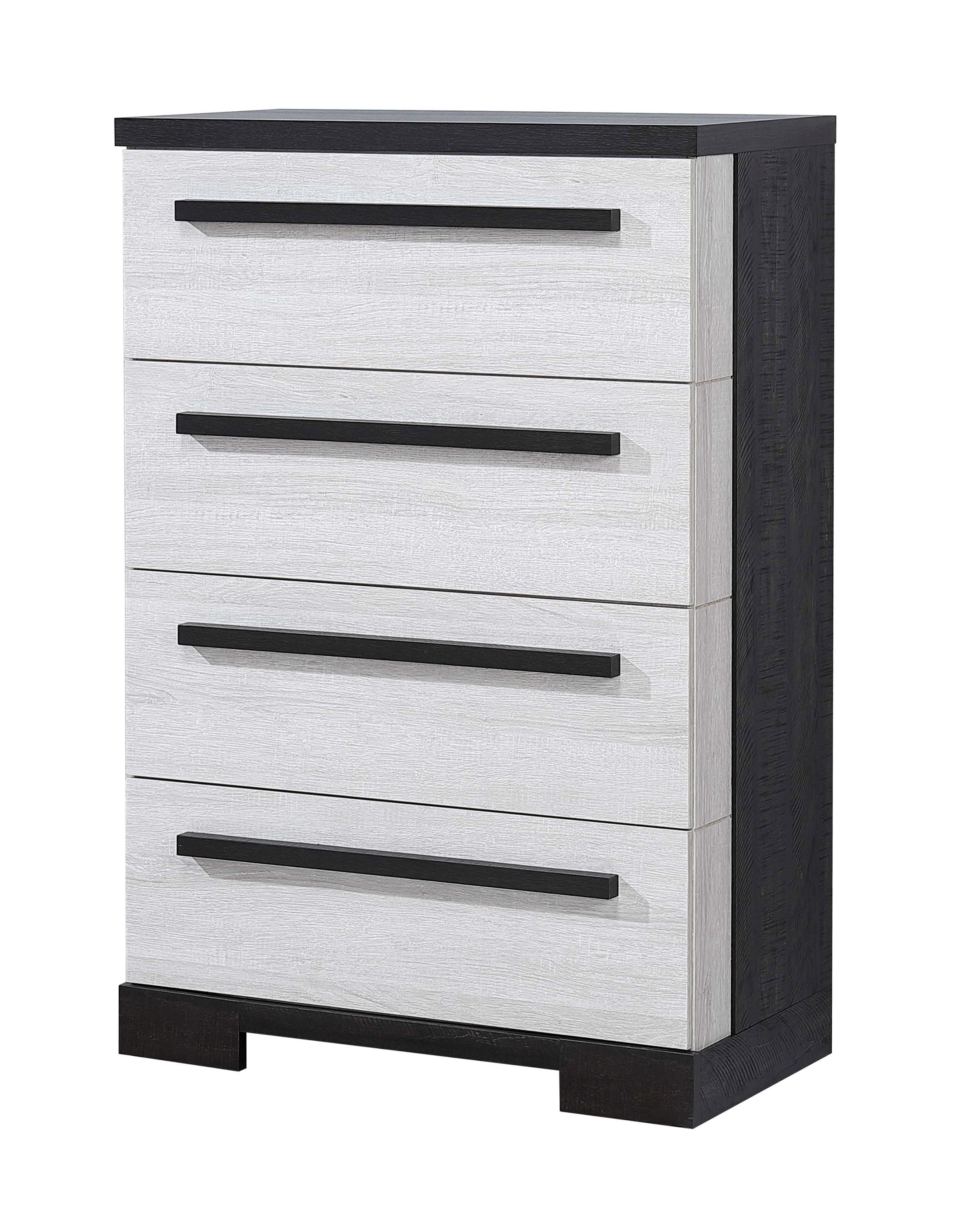 Remington Chest Chalk/ebony - Ideal Furniture (Fresno,CA)