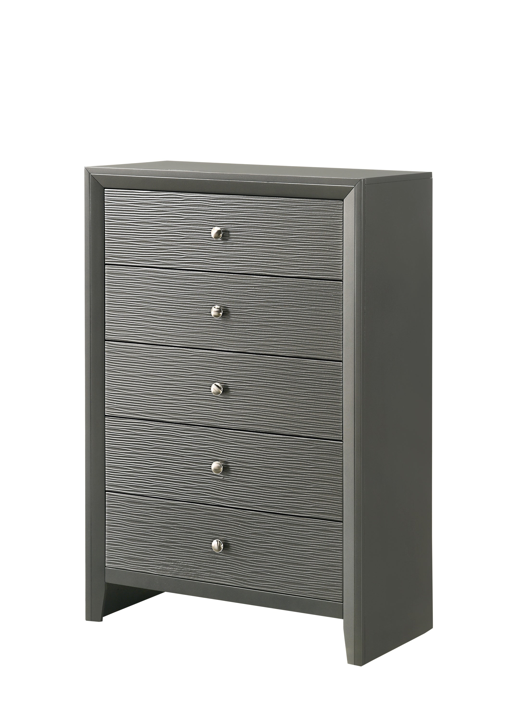 Denker Chest Gun Metal - Ideal Furniture (Fresno,CA)