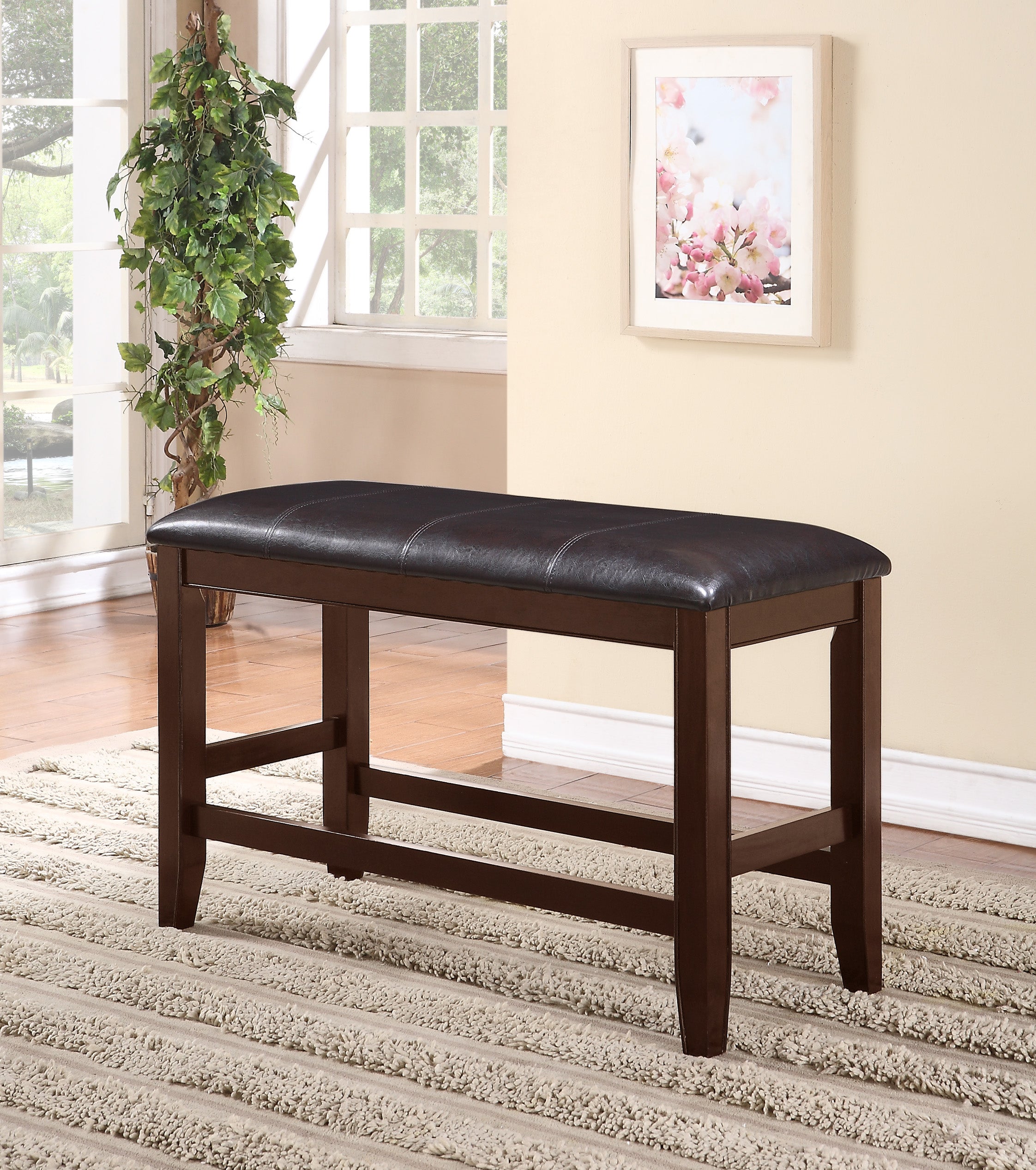 Fulton Counter Height Bench - Ideal Furniture (Fresno,CA)