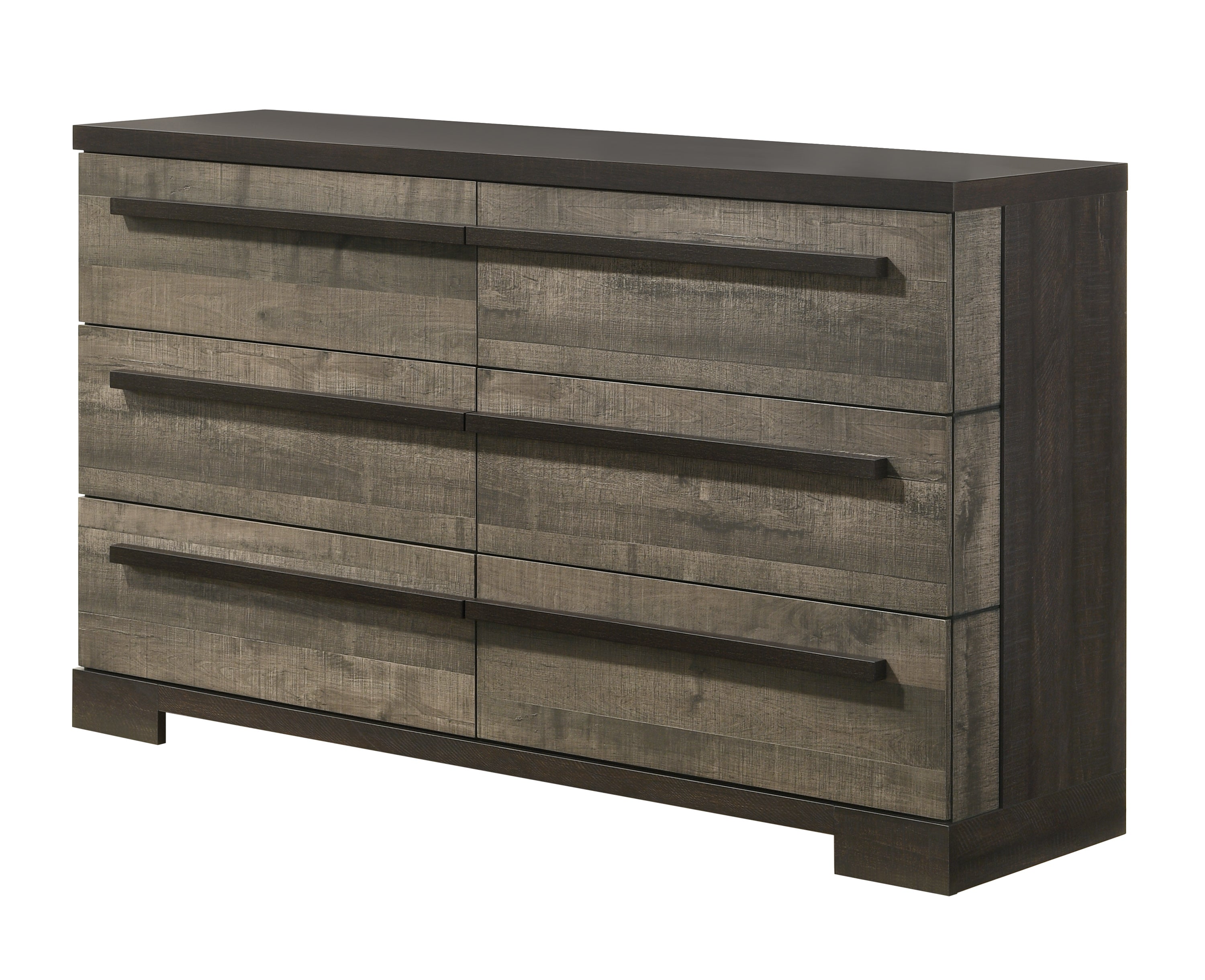Remington Dresser Gray/ebony - Ideal Furniture (Fresno,CA)