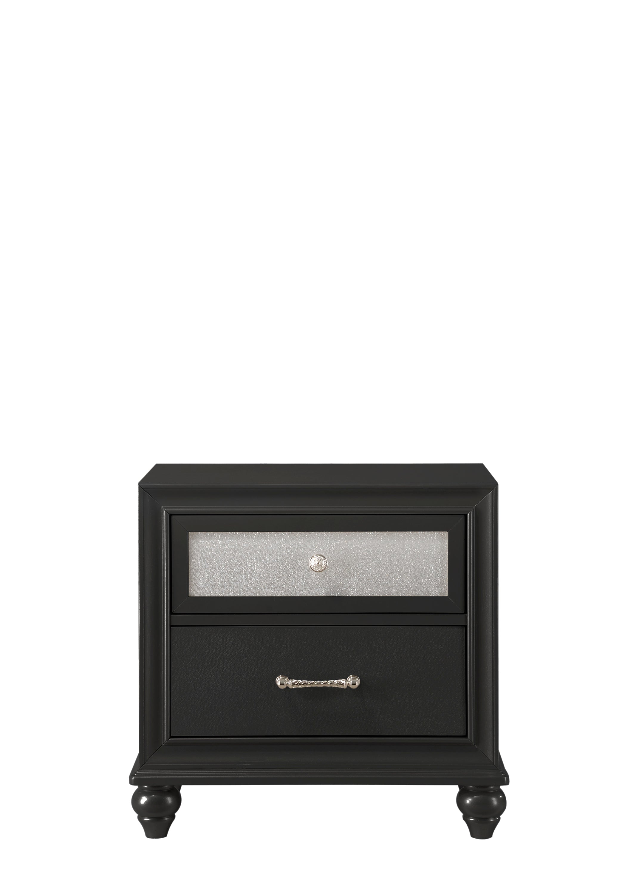 Lila Nightstand Black - Ideal Furniture (Fresno,CA)