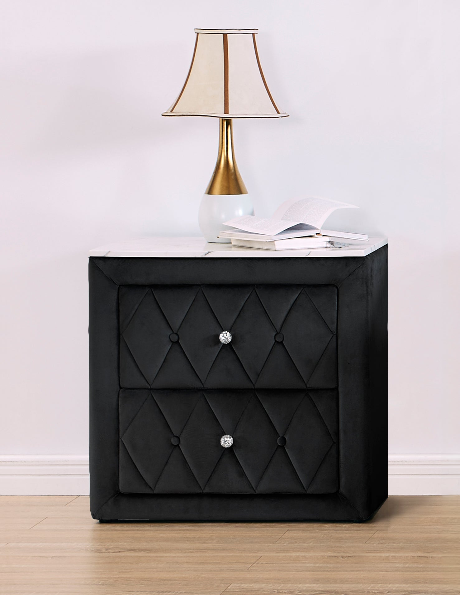Annabelle Nightstand Black - Ideal Furniture (Fresno,CA)