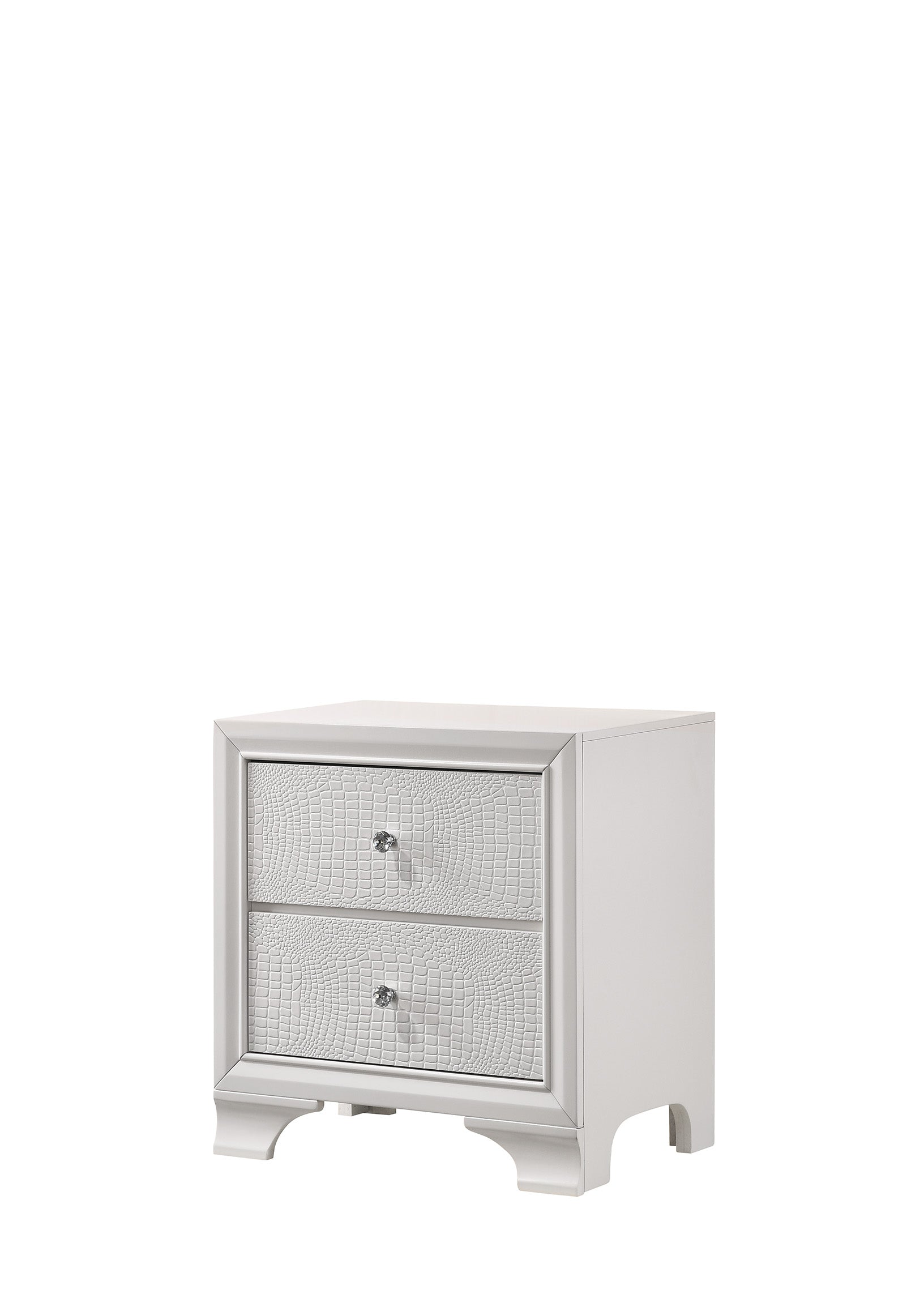 Lyssa Nightstand Frost - Ideal Furniture (Fresno,CA)