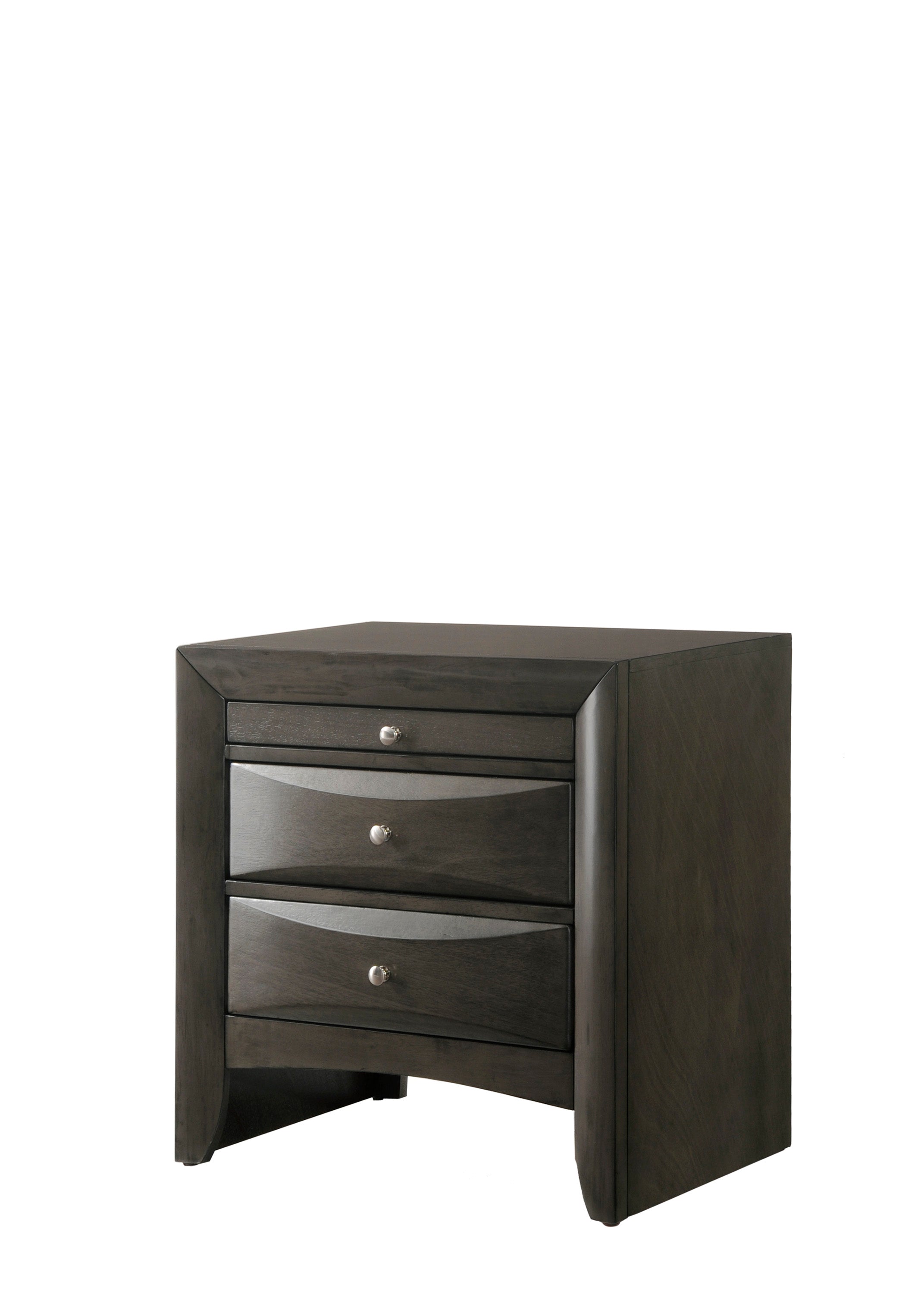 Emily Nightstand Grey - Ideal Furniture (Fresno,CA)