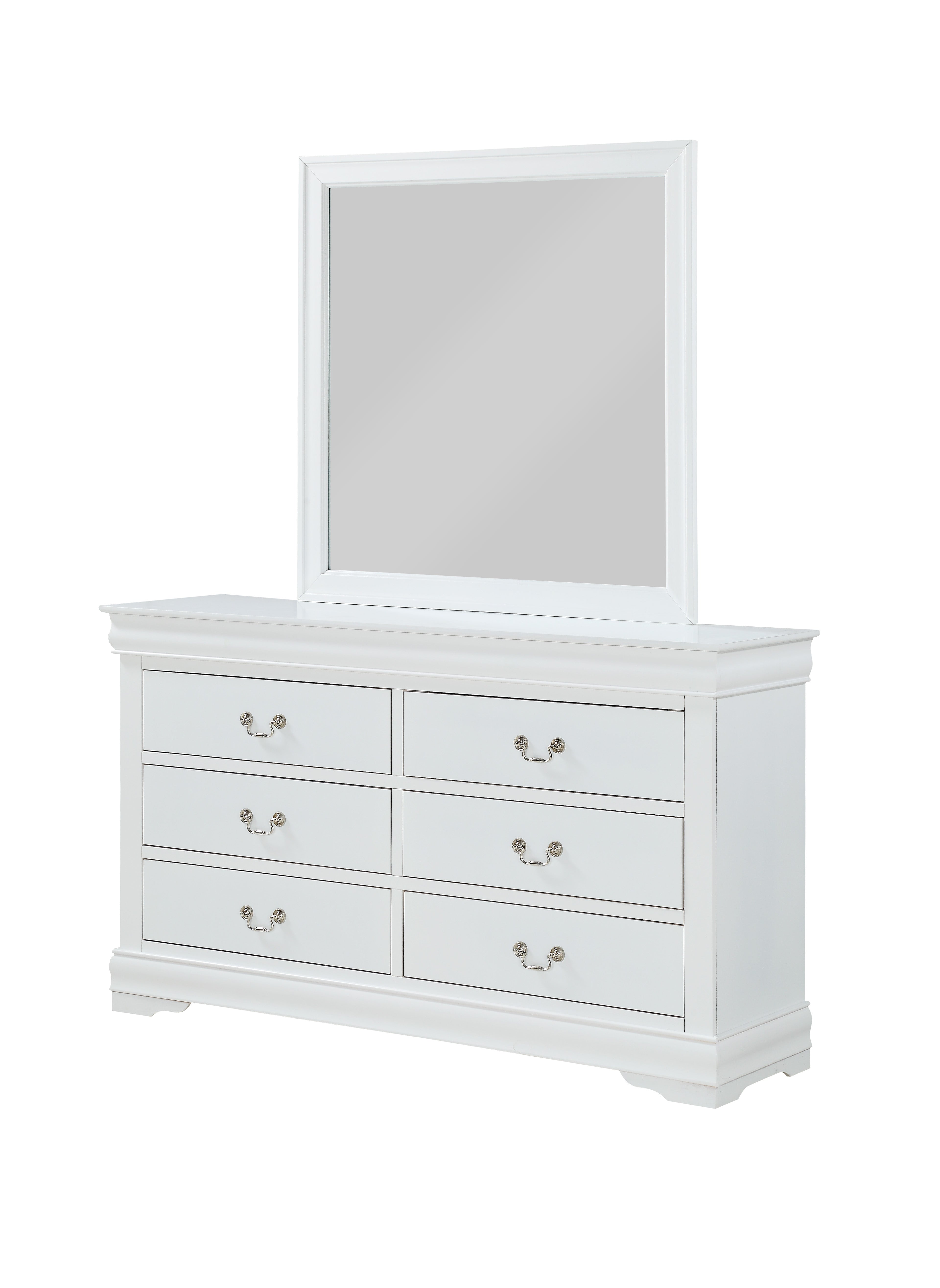 Louis Philip Dresser White - Ideal Furniture (Fresno,CA)