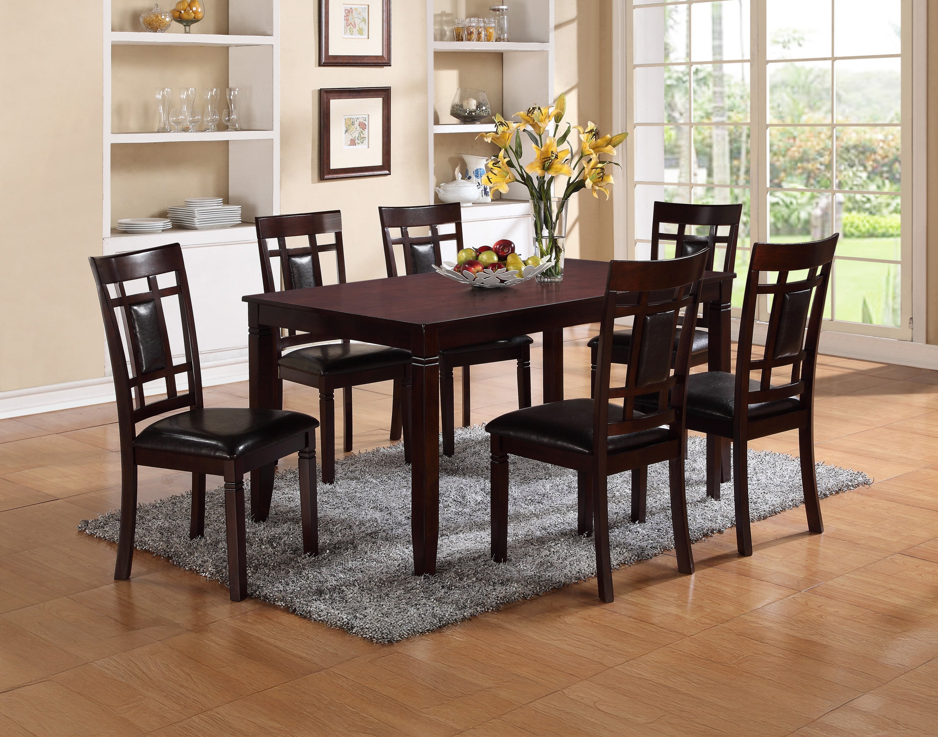 PAIGE 7-PC DINETTE SET - Ideal Furniture (Fresno,CA)