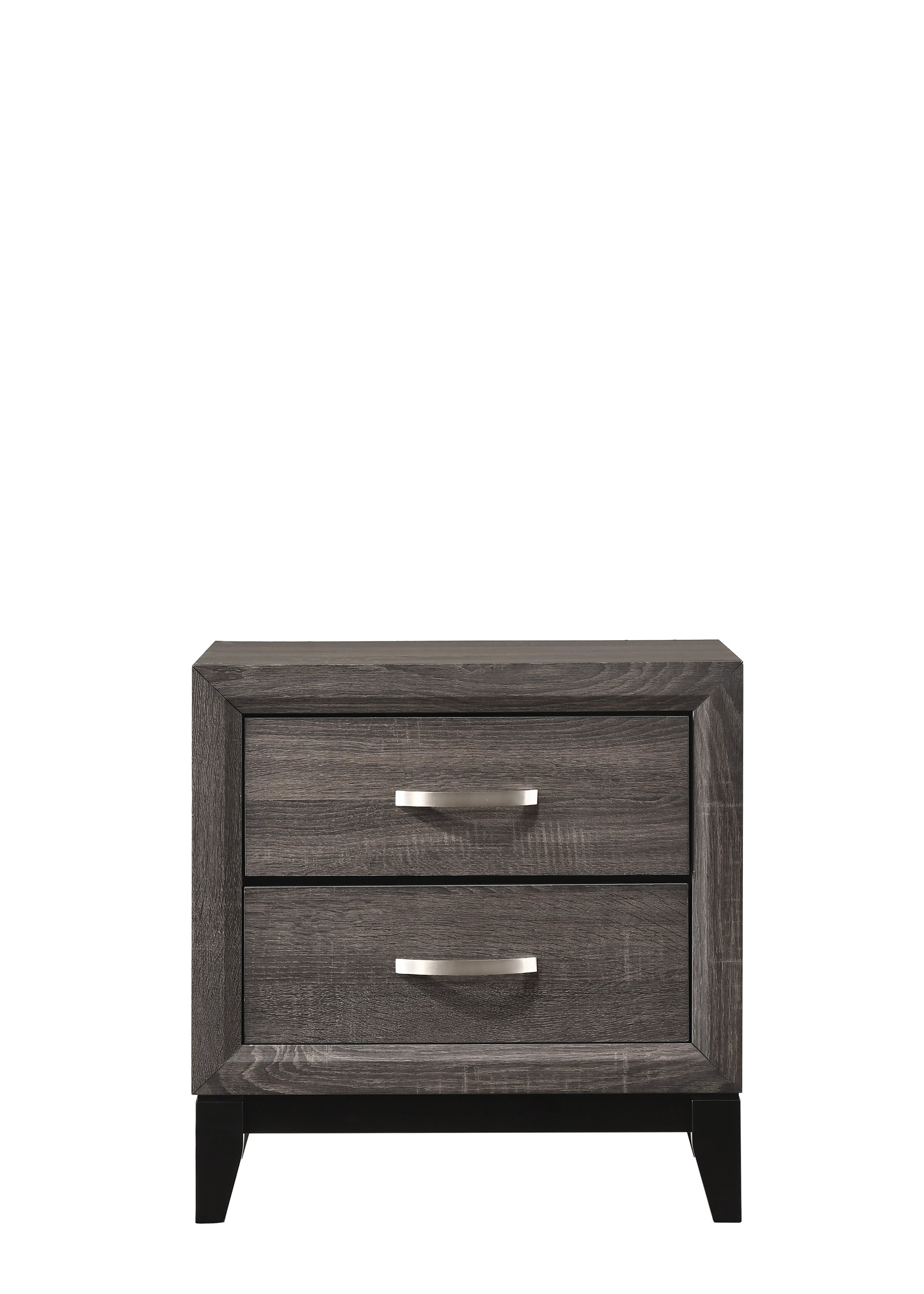 Akerson Nightstand Grey - Ideal Furniture (Fresno,CA)