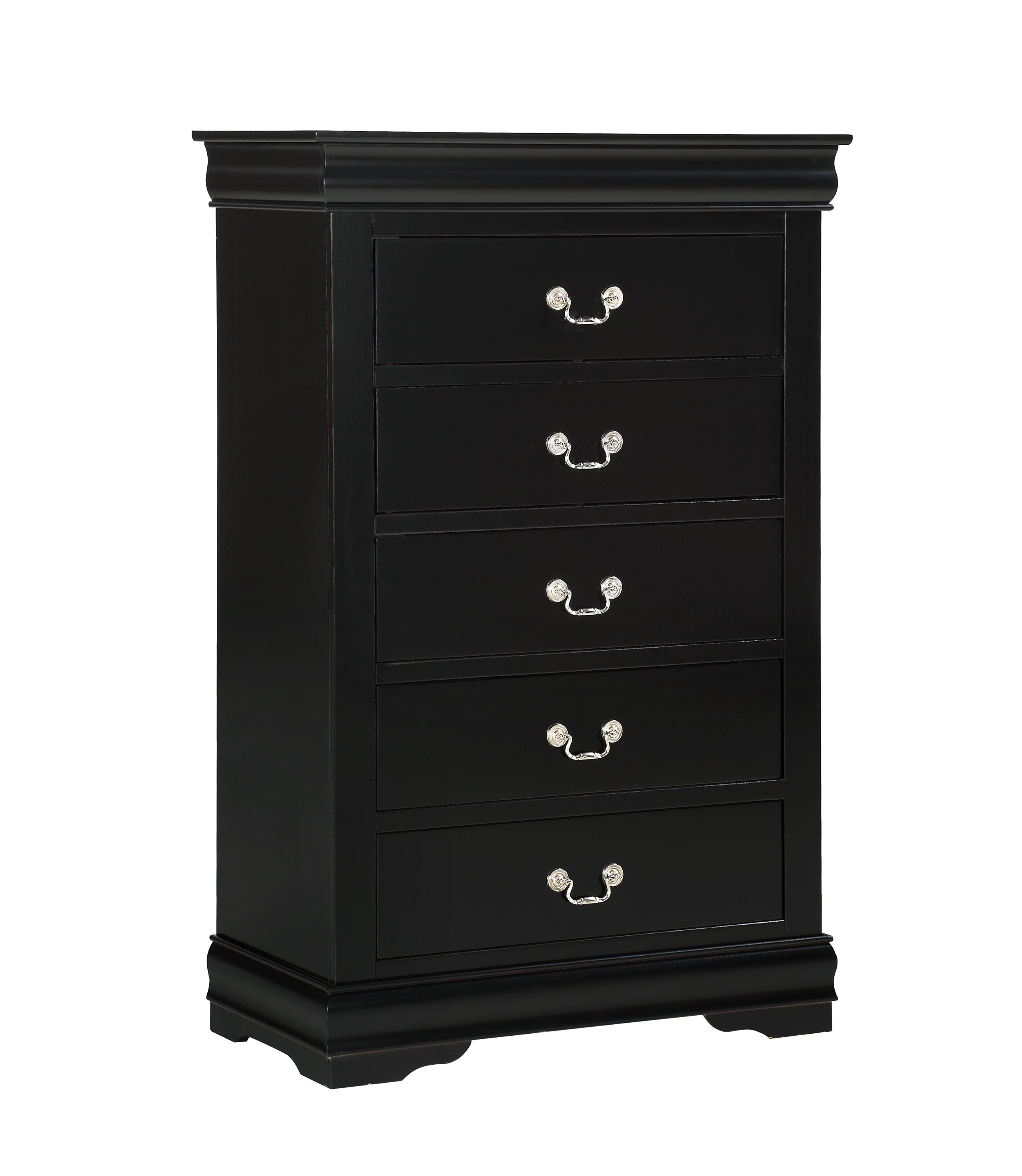 Louis Philip Chest Black - Ideal Furniture (Fresno,CA)