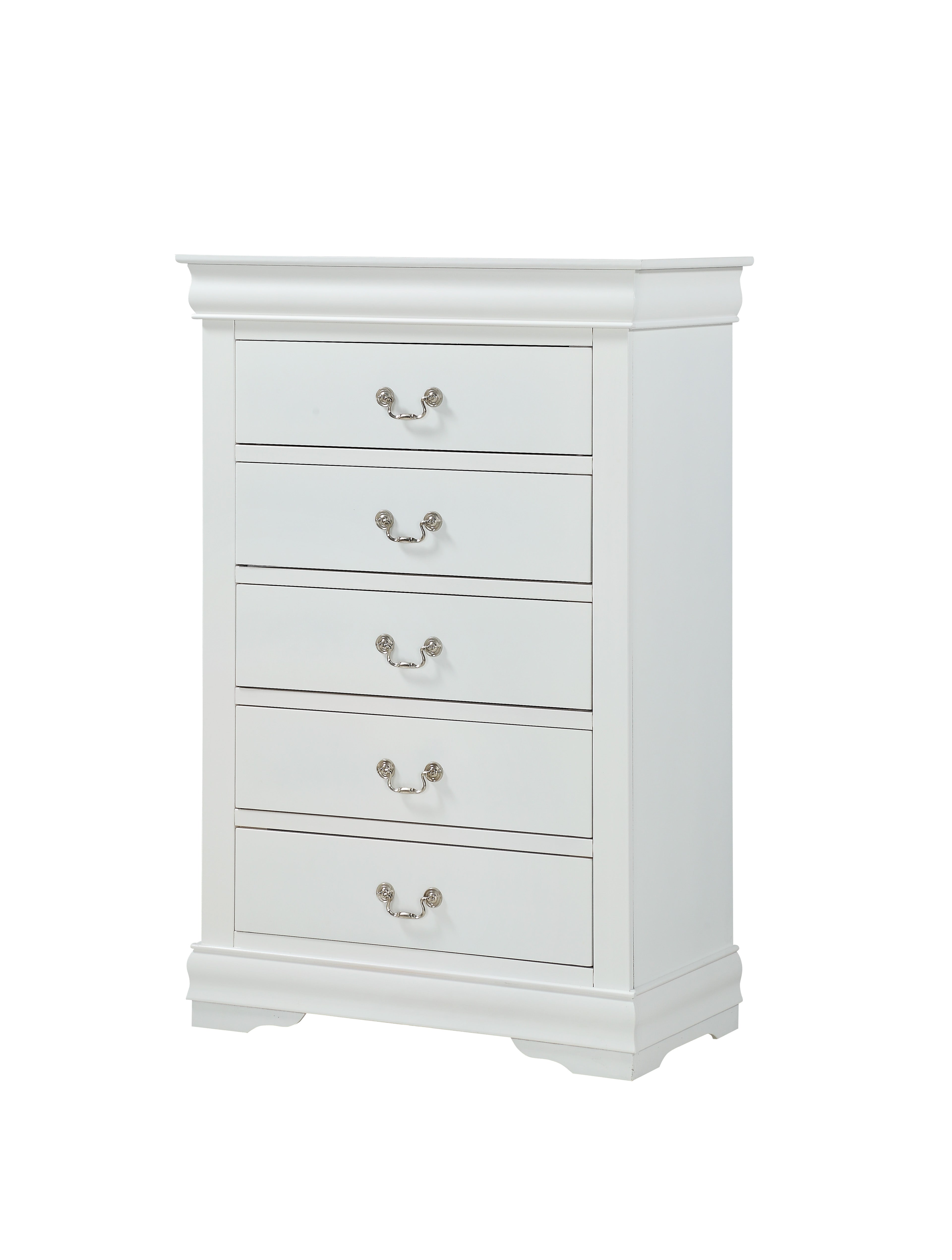 Louis Philip Chest White - Ideal Furniture (Fresno,CA)