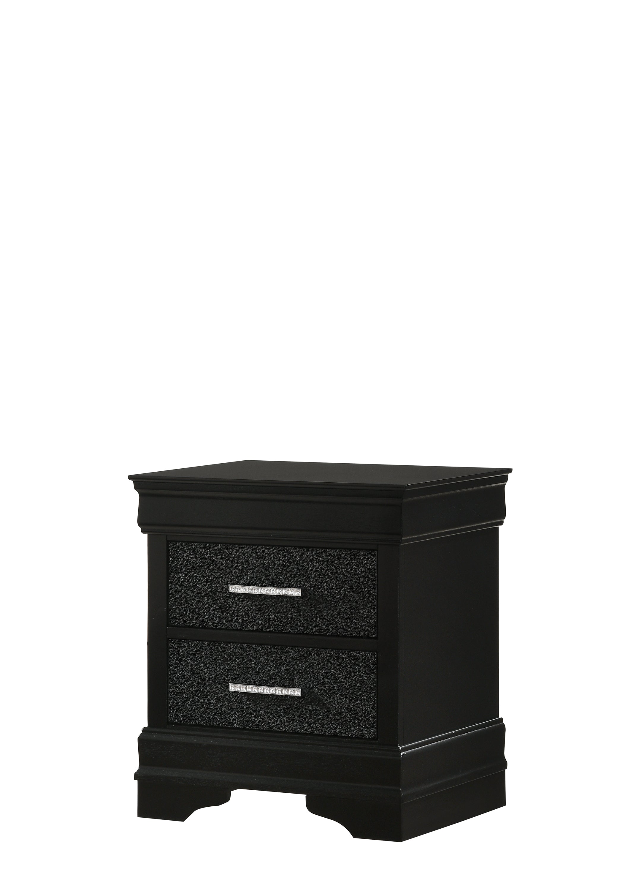 Amalia Nightstand Black - Ideal Furniture (Fresno,CA)