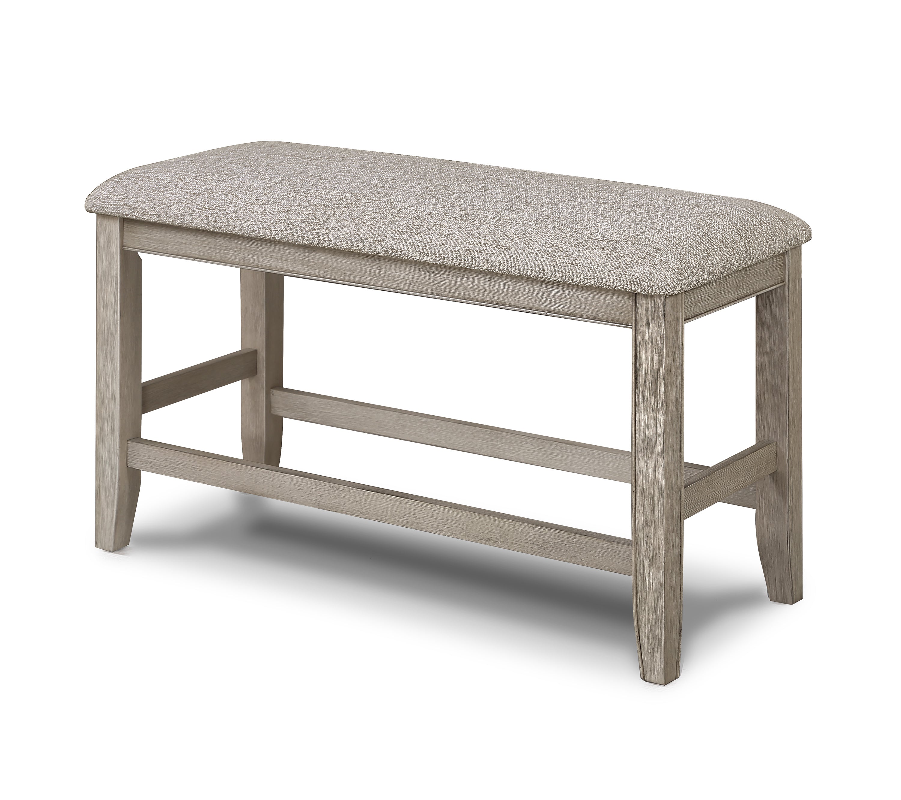 Fulton Counter Height Bench All Grey - Ideal Furniture (Fresno,CA)
