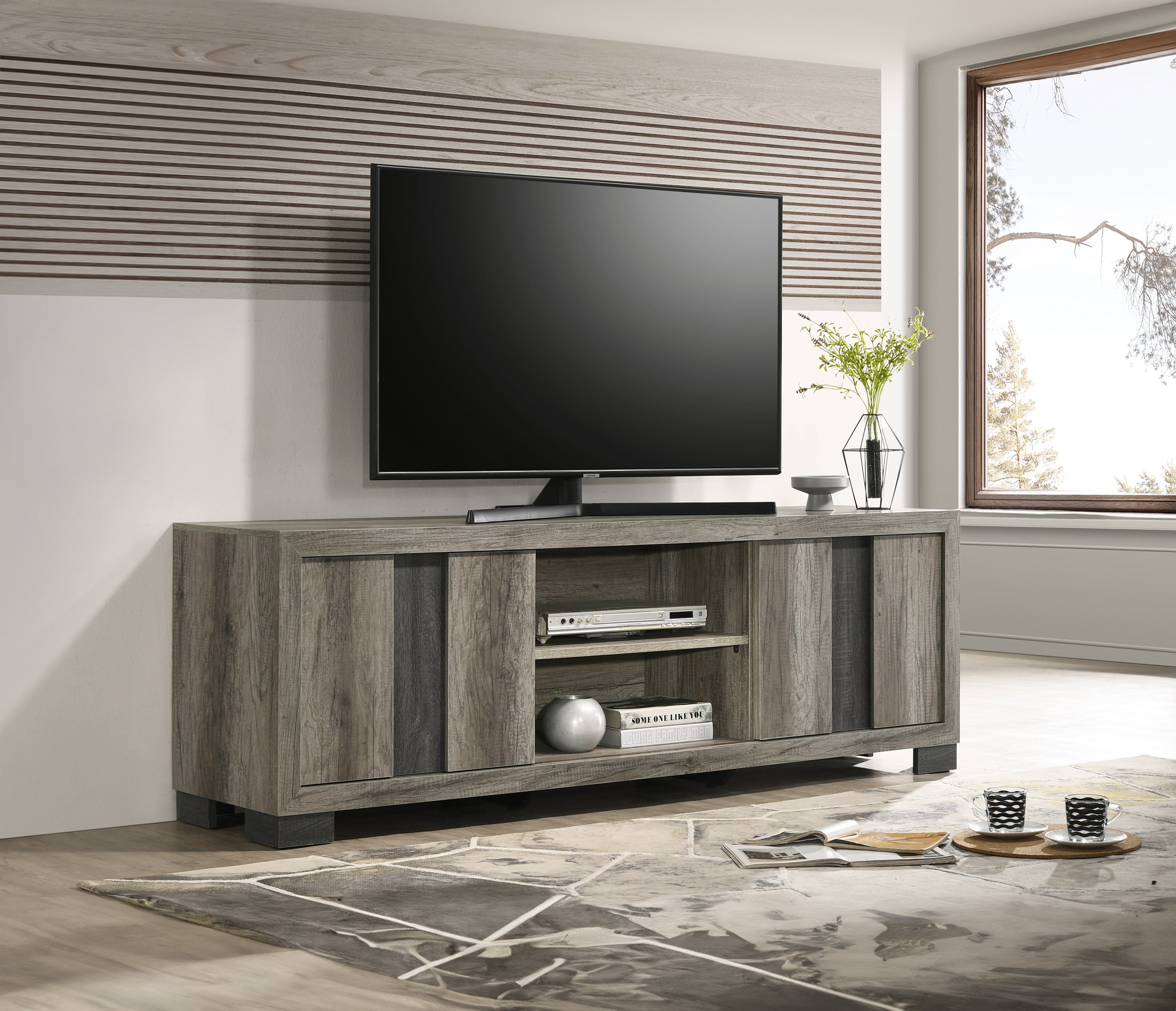 Rangley TV Stand - Ideal Furniture (Fresno,CA)