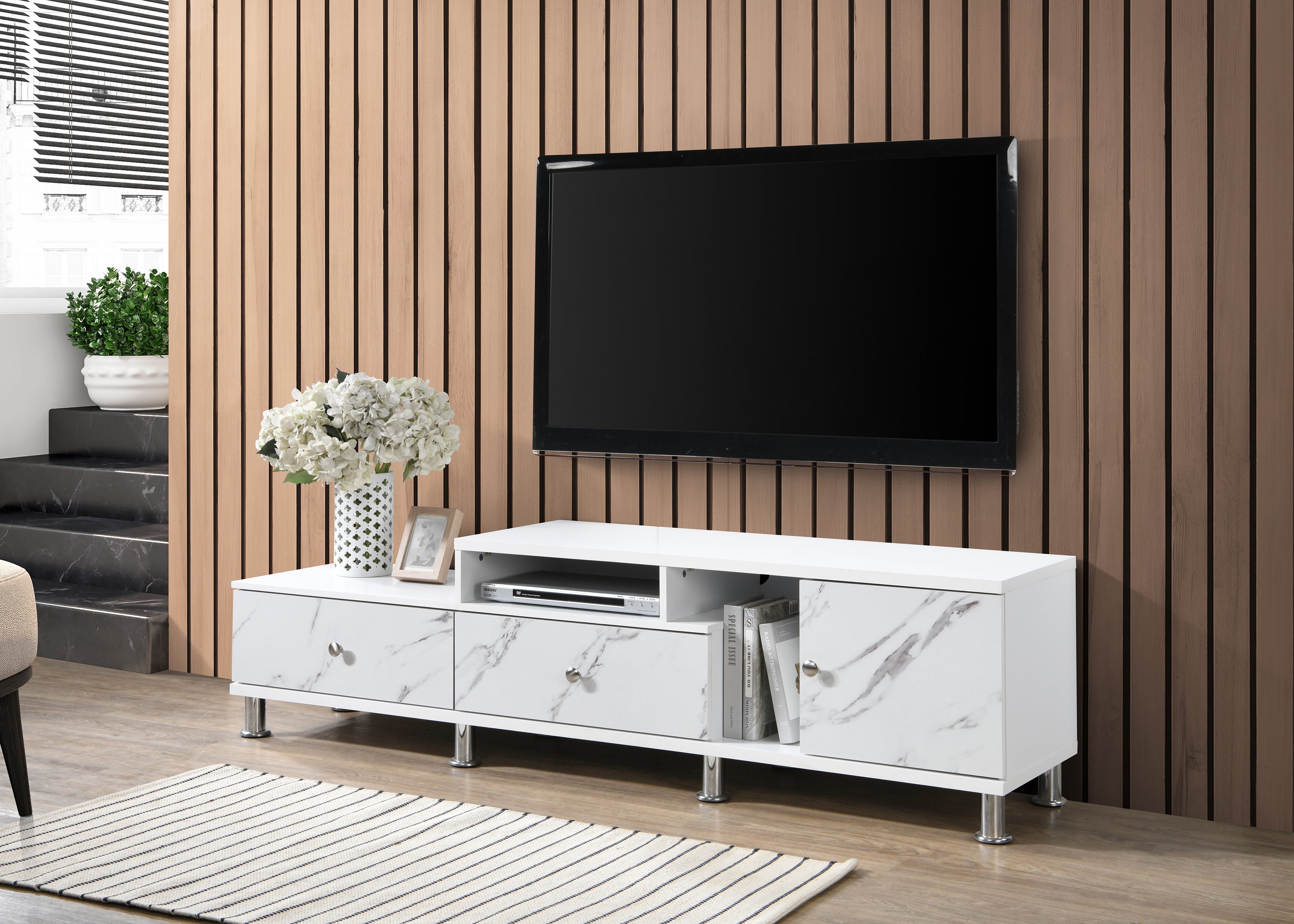 Tessa TV Stand - Ideal Furniture (Fresno,CA)