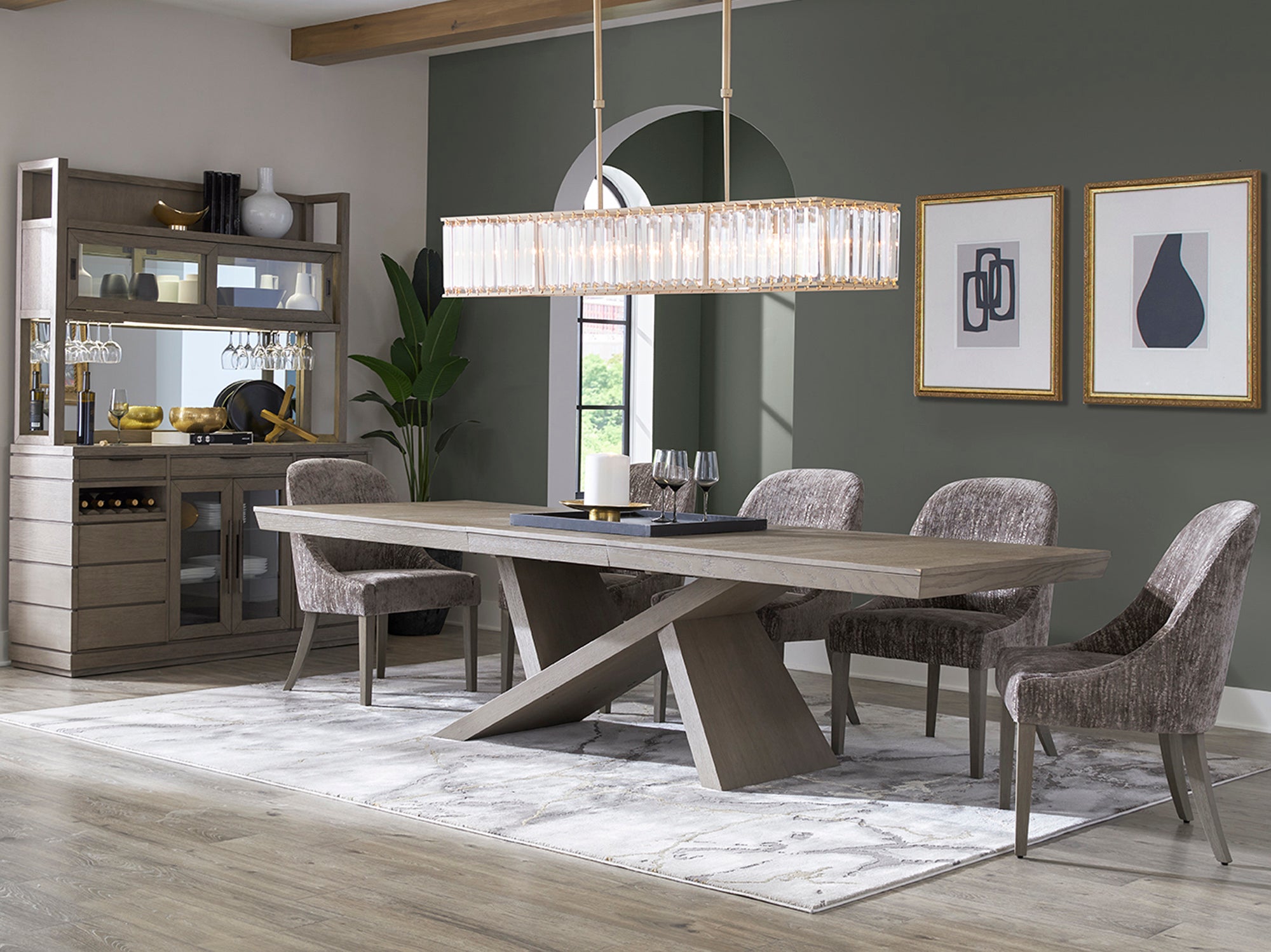 Parker House Pure Modern Dining Upholstered Armless Side Chair