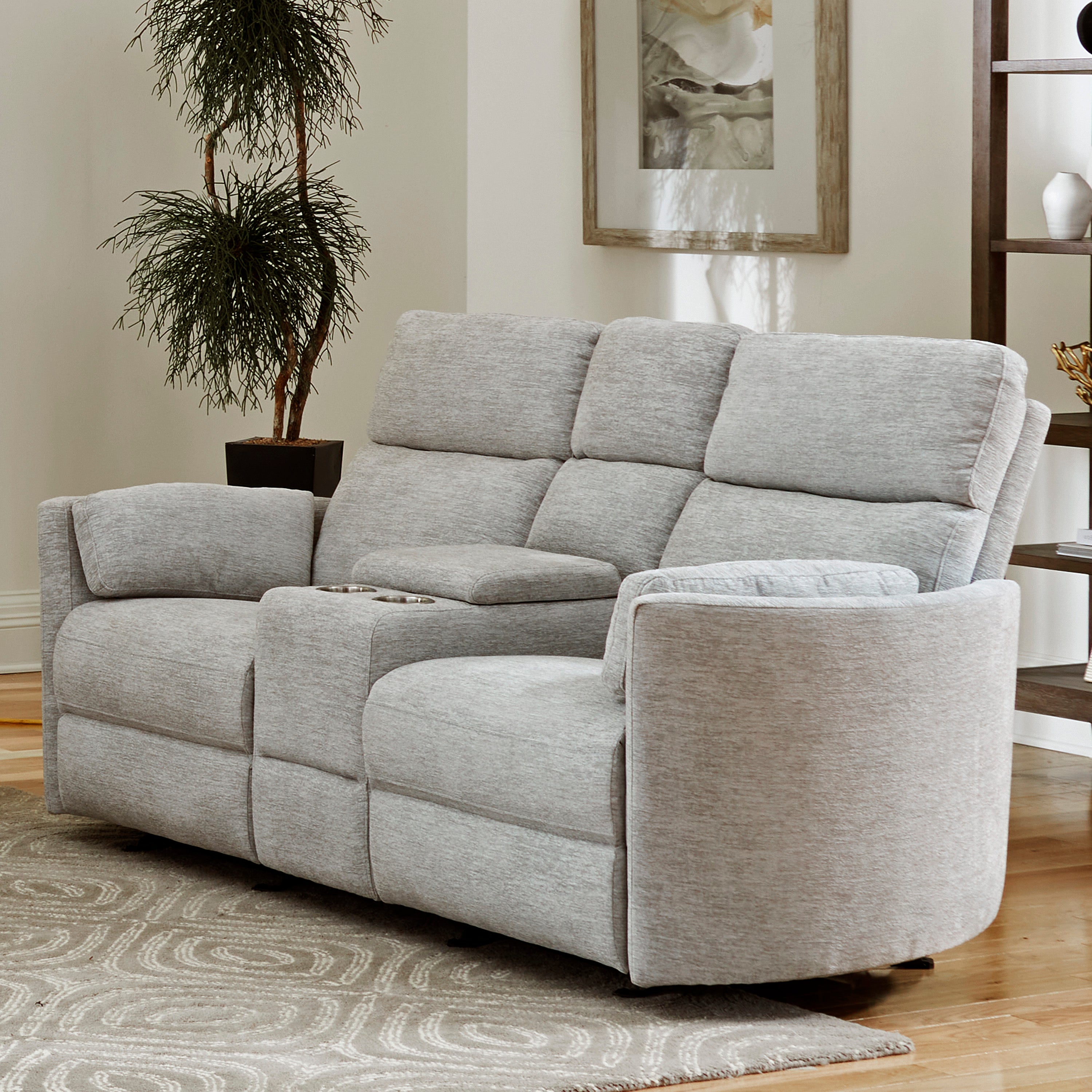 Parker Living Radius - Mineral Power Reclining Sofa Loveseat and Recliner
